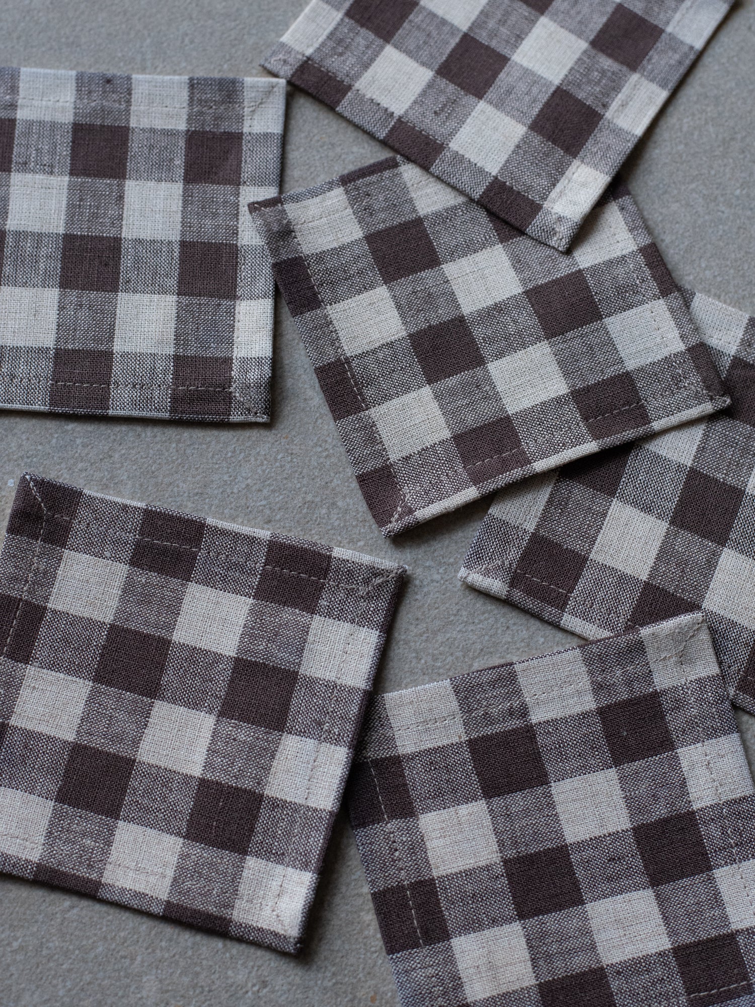 Coaster - Brown Check