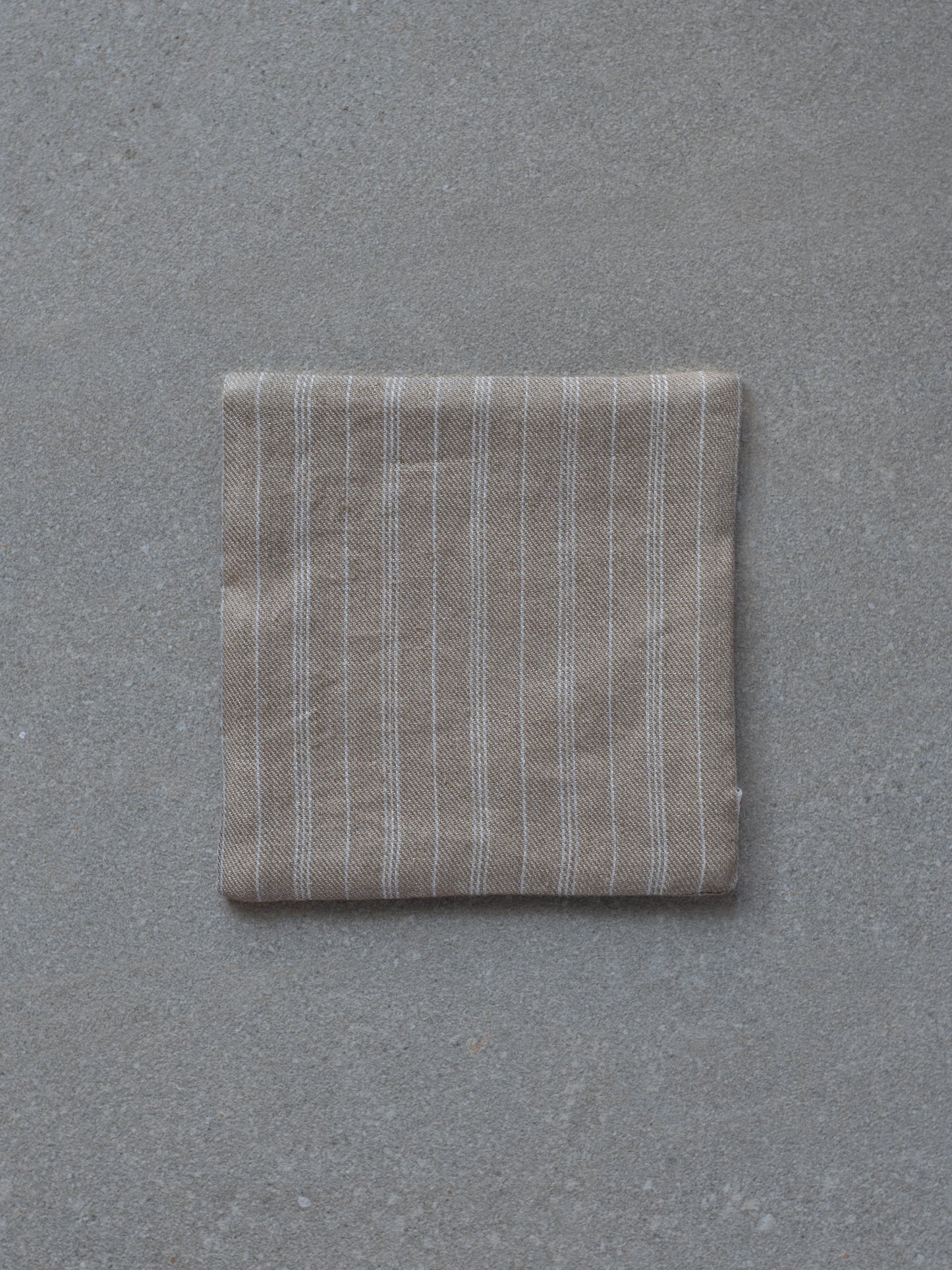 Teapot Mat - Beige Stripe