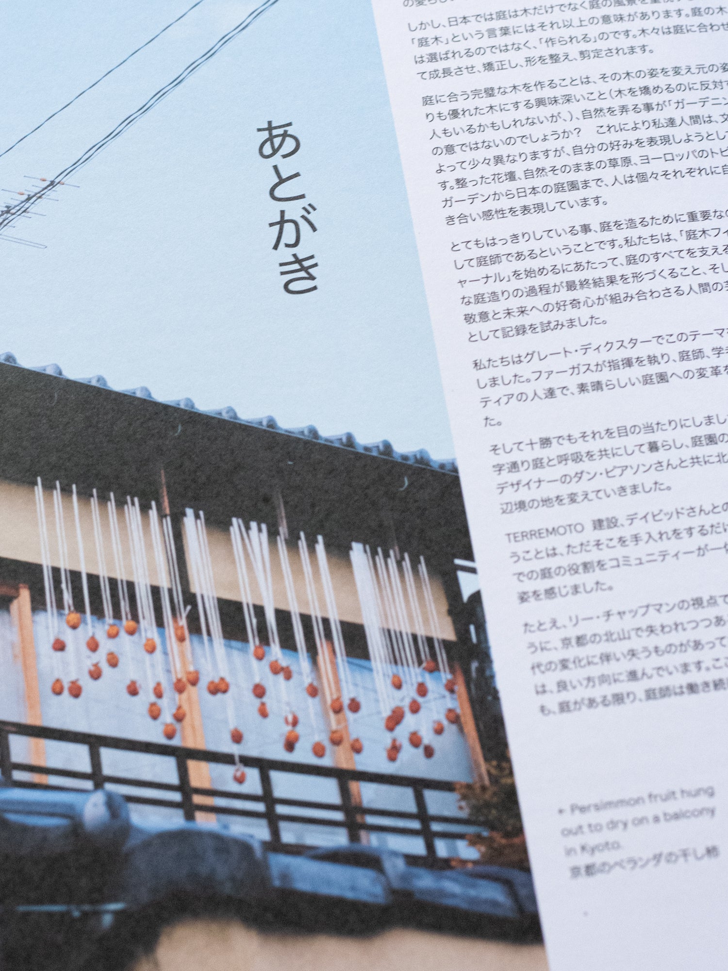 Niwaki Field Report No. 1