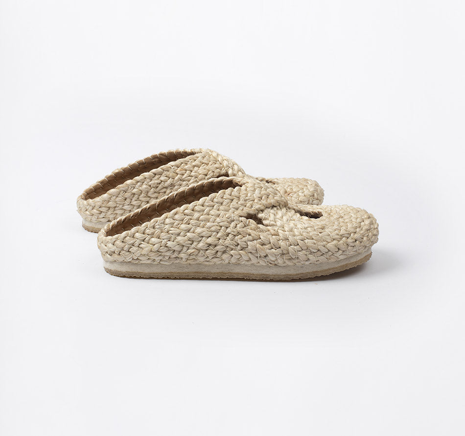 Illetes Jute Clogs - Natural