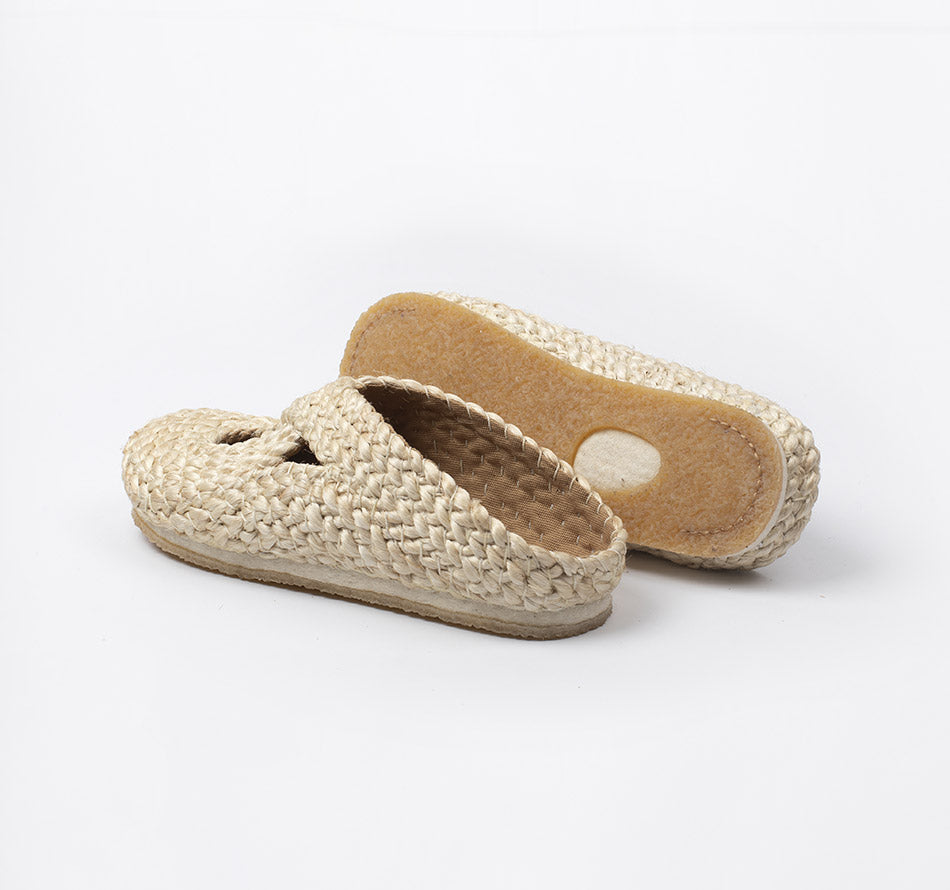 Illetes Jute Clogs - Natural