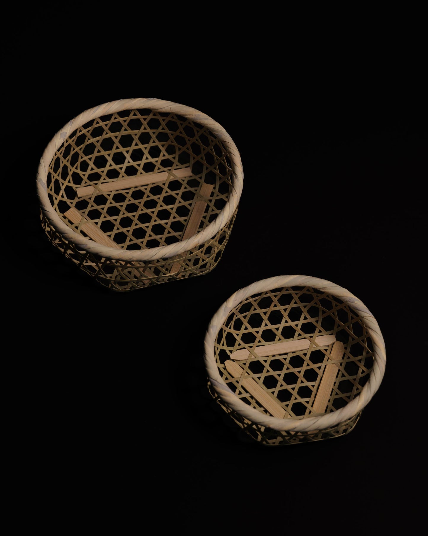 Hexagonal Bamboo Basket