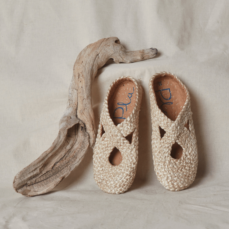 Illetes Jute Clogs - Natural