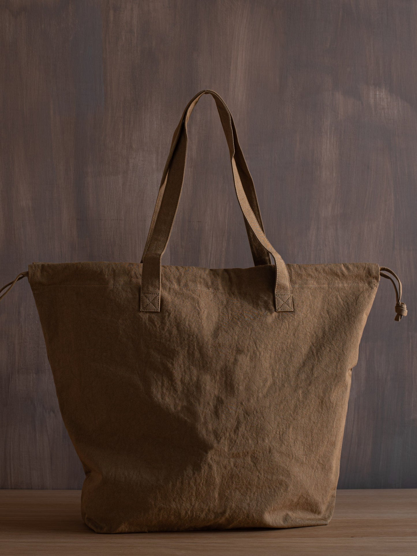 Drawstring Tote Bag - Ochre