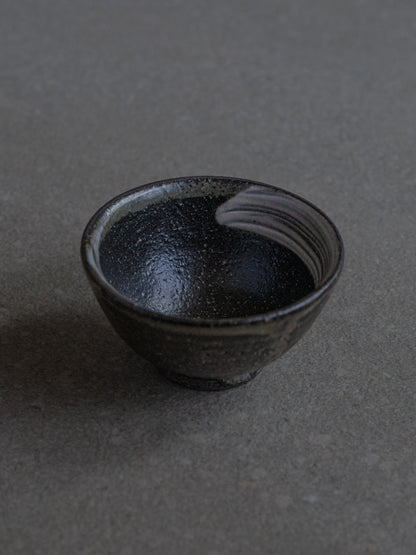 Shigaraki Brushed Sake Cup