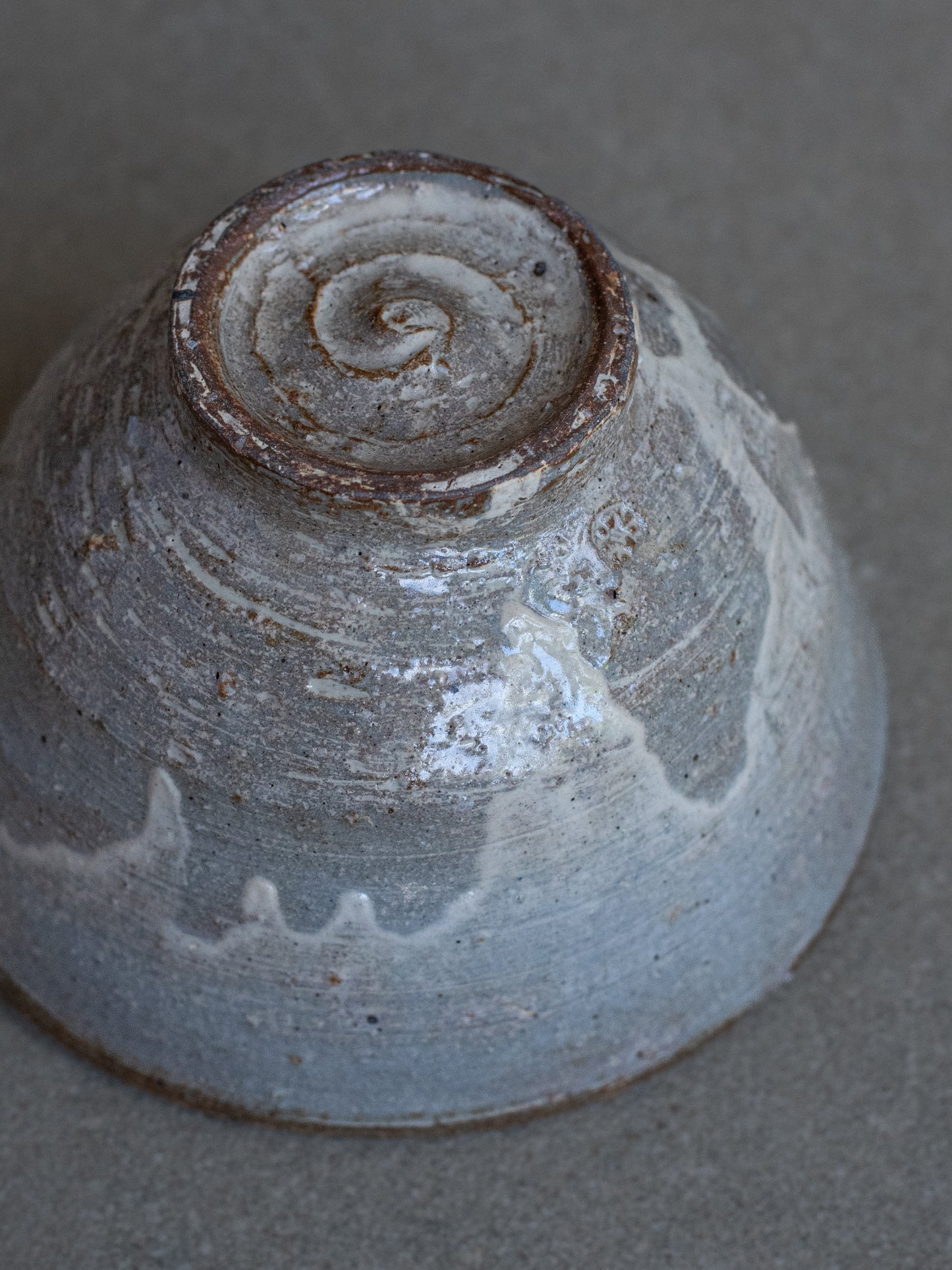 Shigaraki Ash Glazed Matcha Bowl