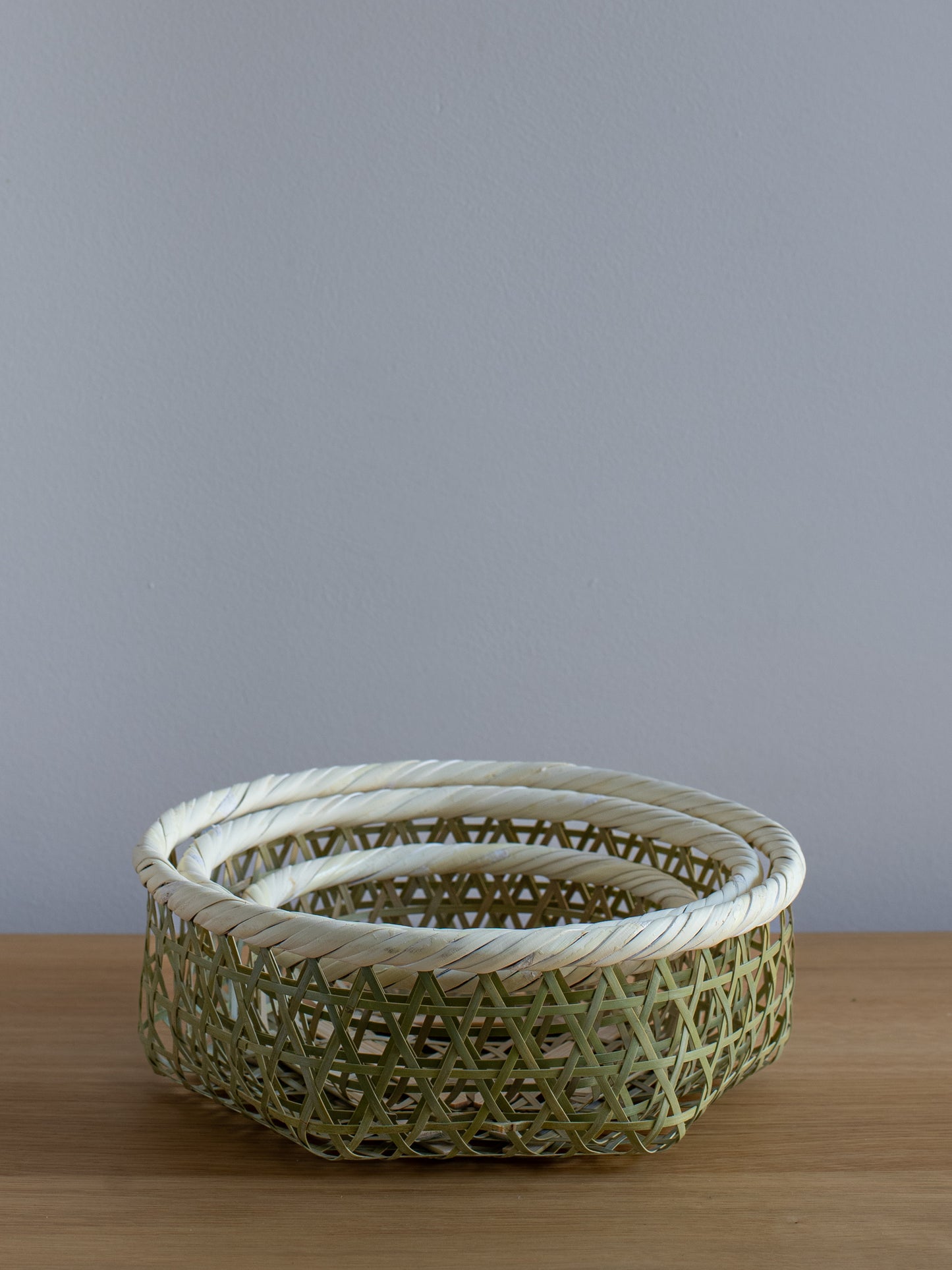 Hexagonal Bamboo Basket