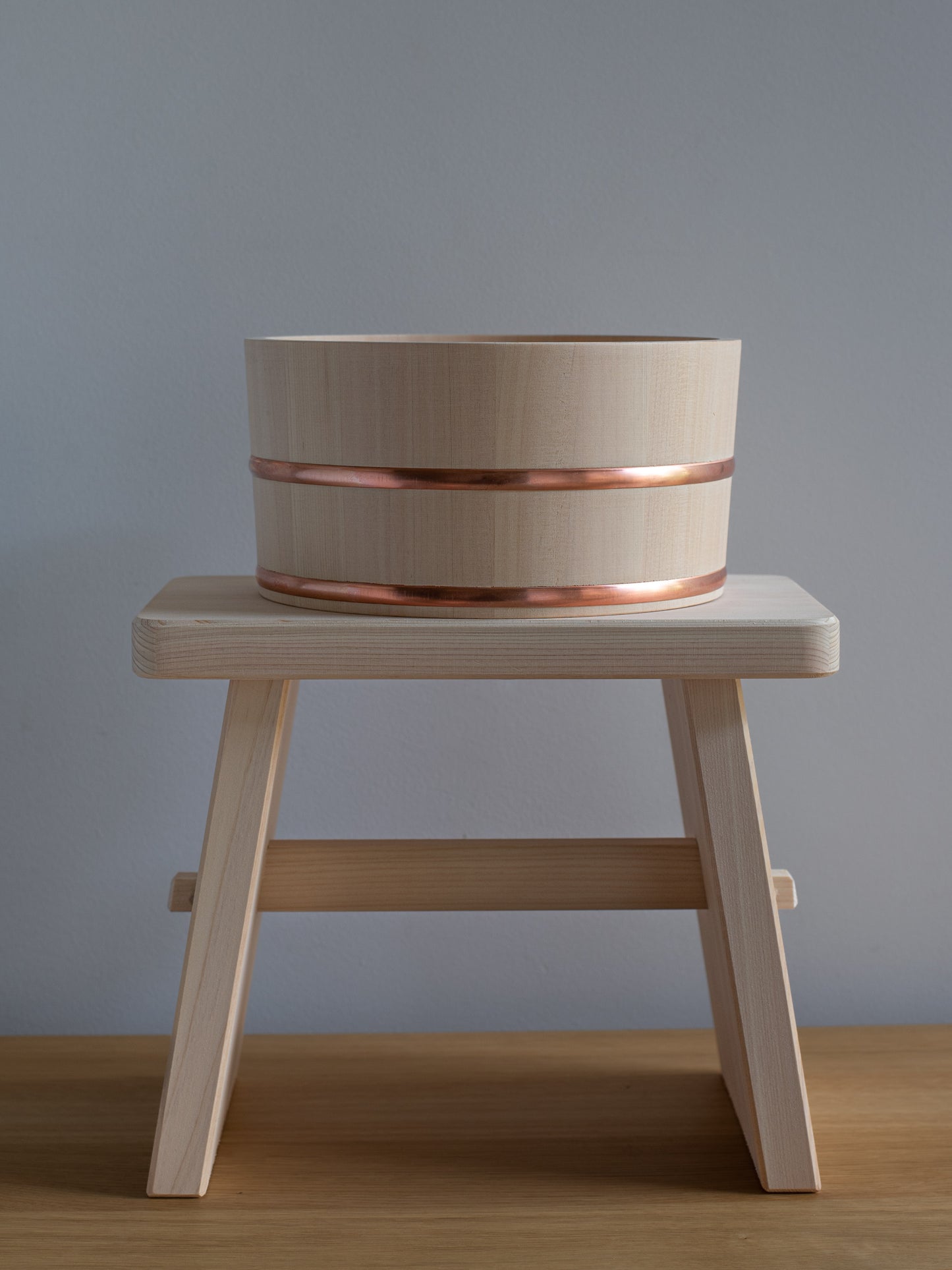 Japanese Bath Stool & Wash Bowl