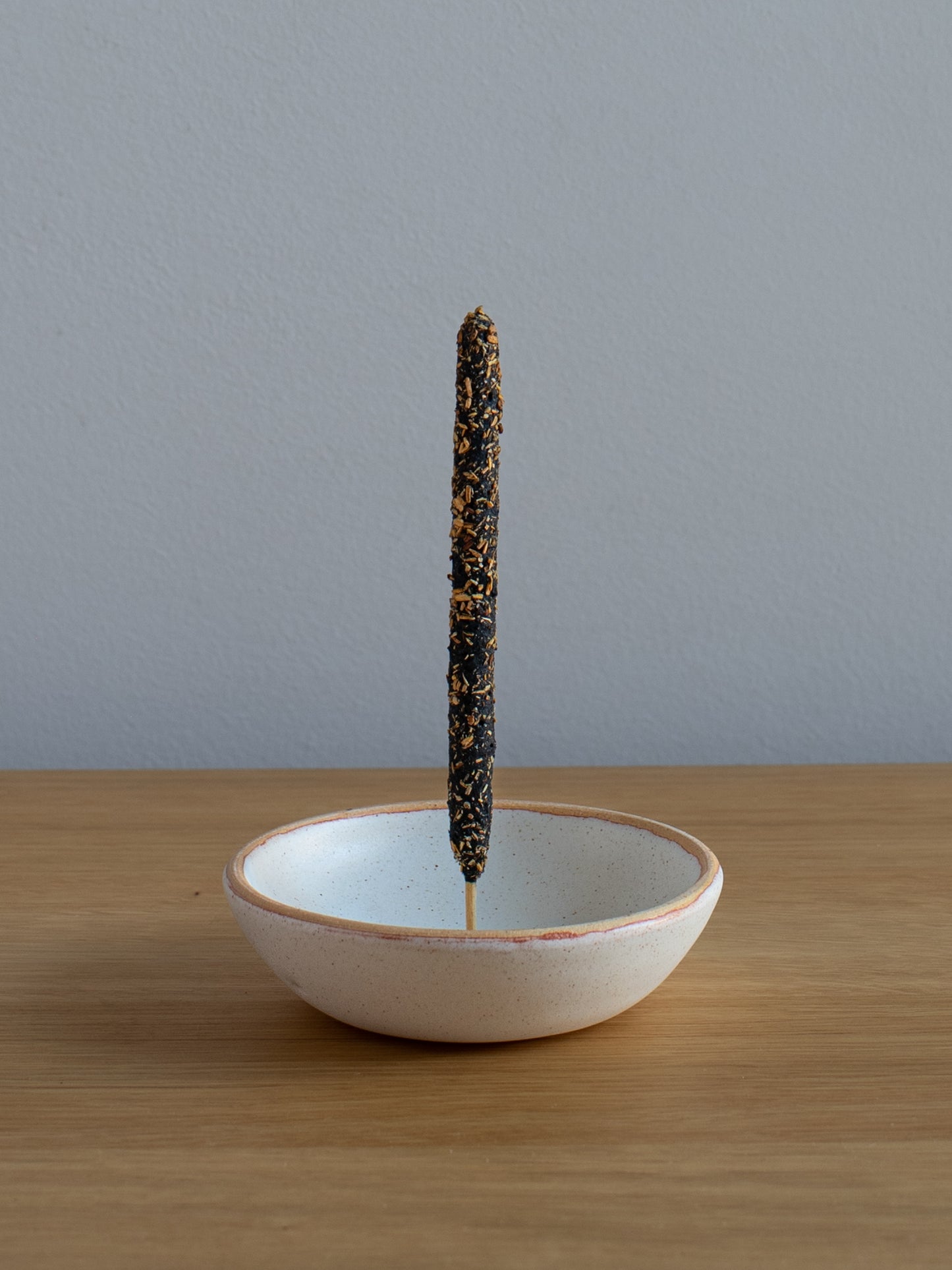 Wood Fired Incense Holder - Piker White