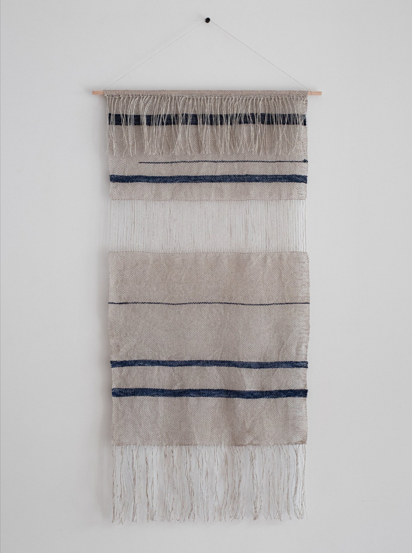 Wall Hanging - Indigo Stripe - Medium