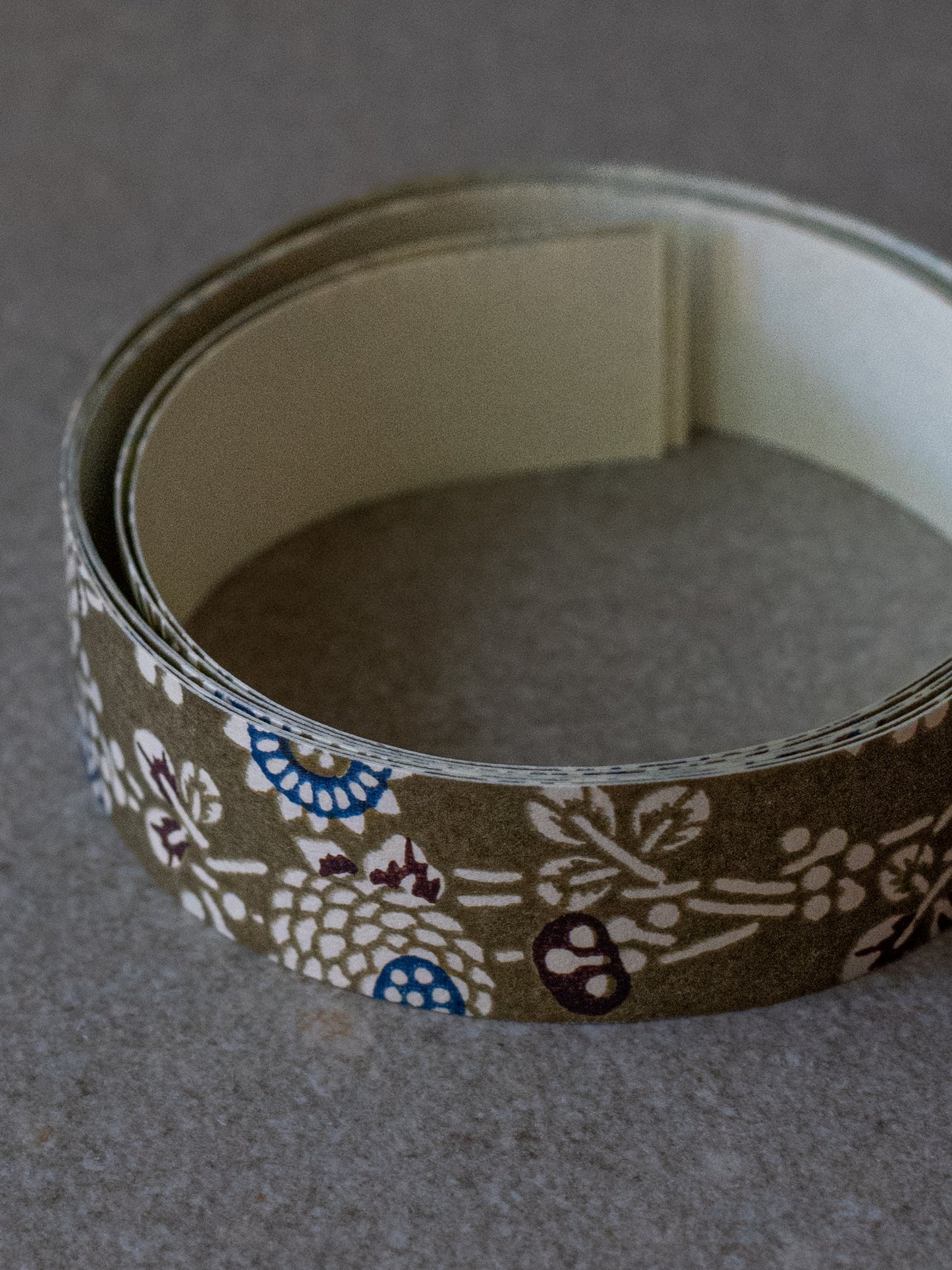 Yuzen Washi Tape - Olive Katazome