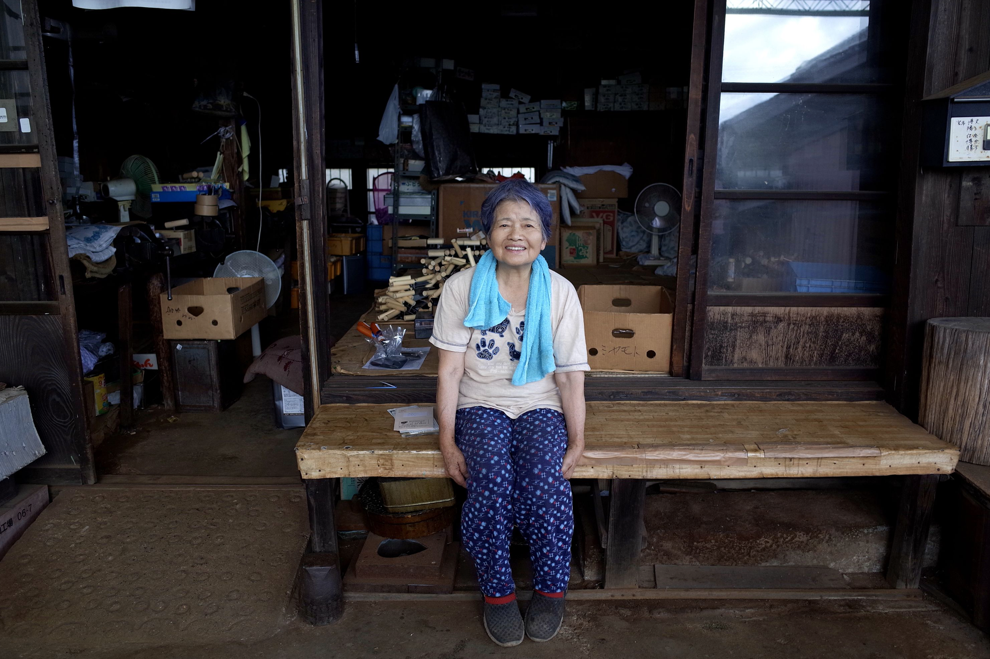 Blue Steel Higonokami Folding Knife