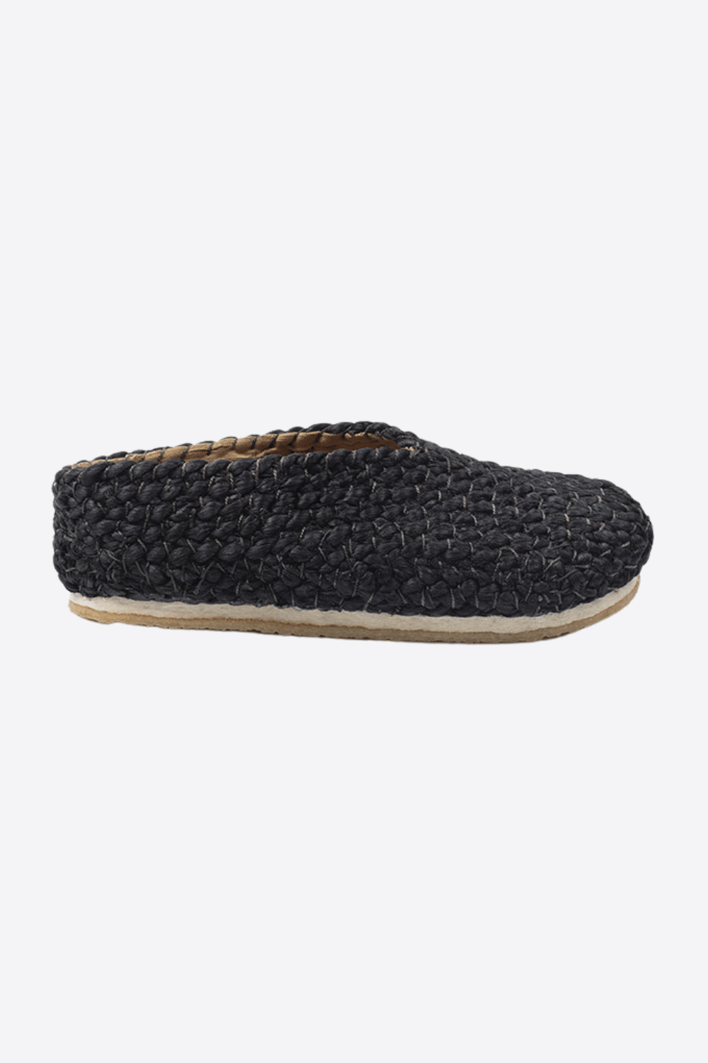 Bonanova Woven Jute Flats - Black