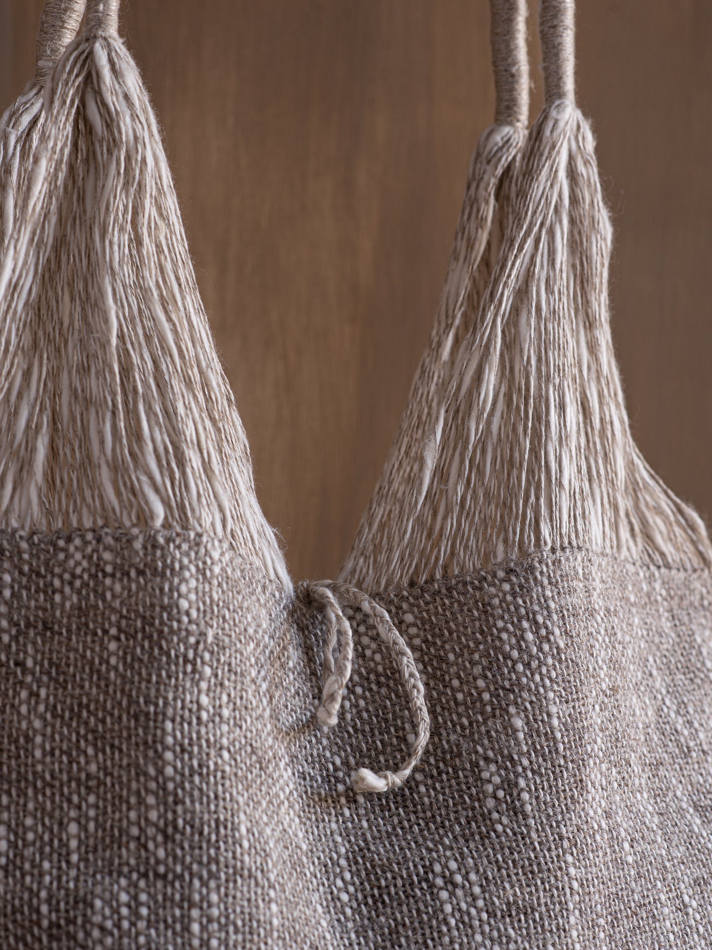 Handwoven Tote Bag - Linen/Wool