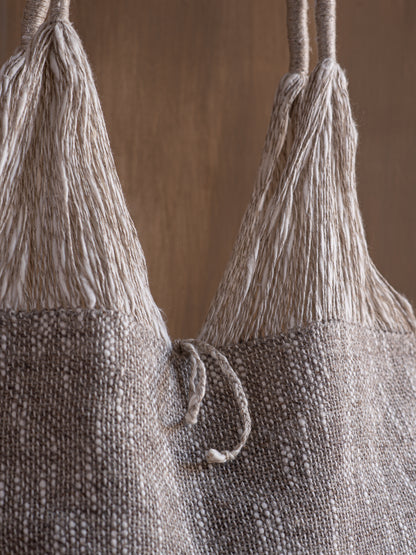 Handwoven Tote Bag - Linen/Wool