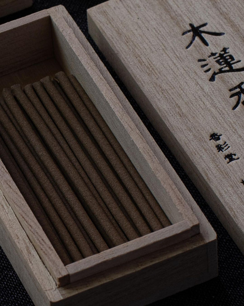 Japanese Incense Sticks in Wooden Box