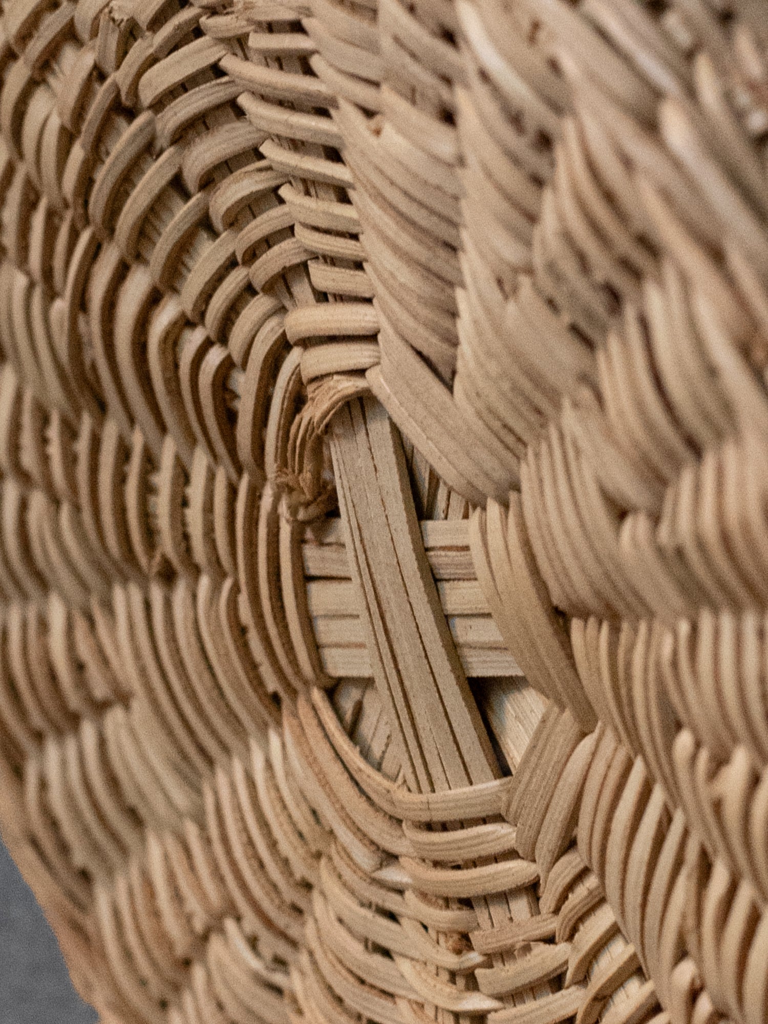 Handwoven Acholi Basket with Handle