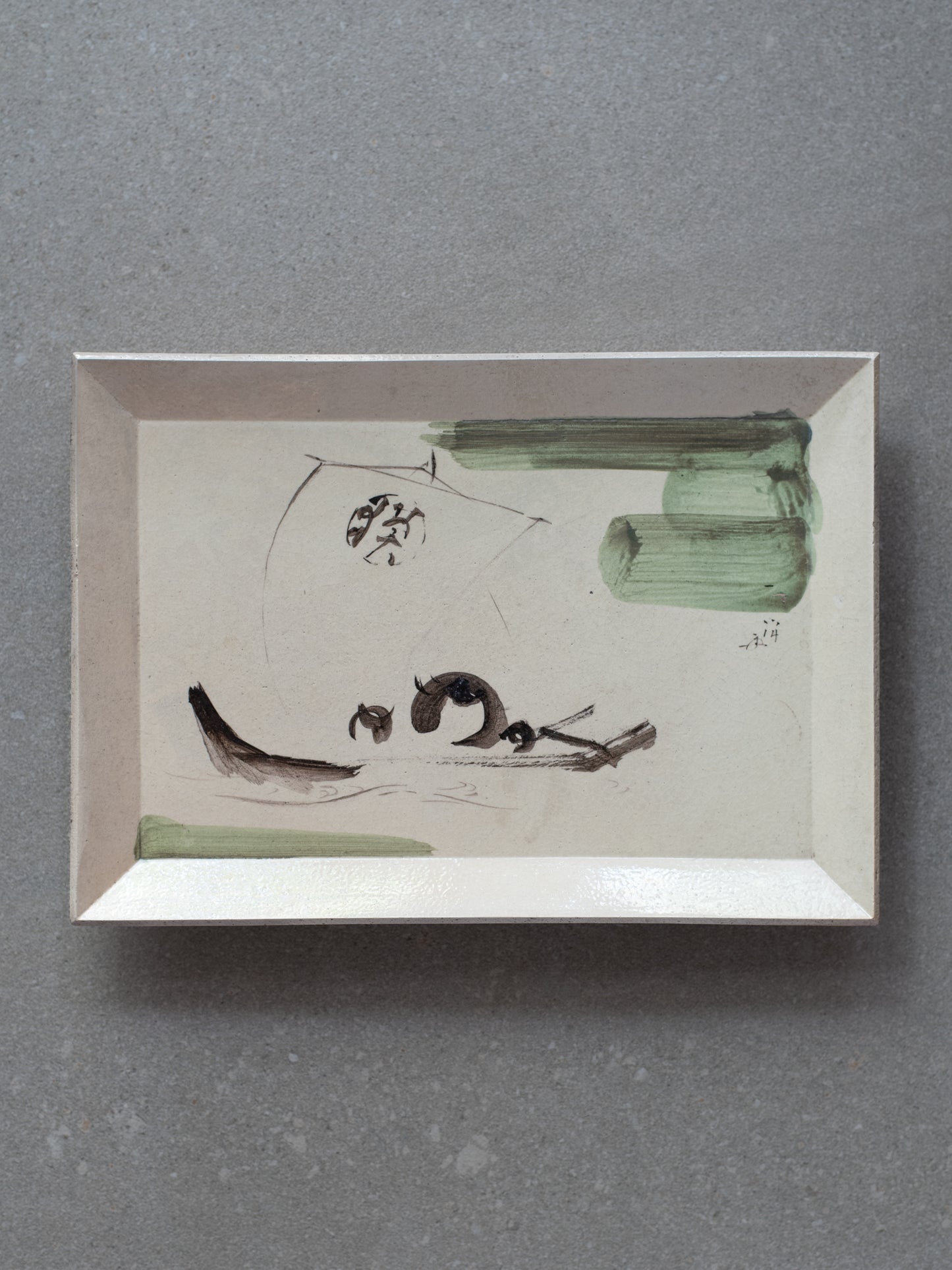 Antique Rectangle Plate