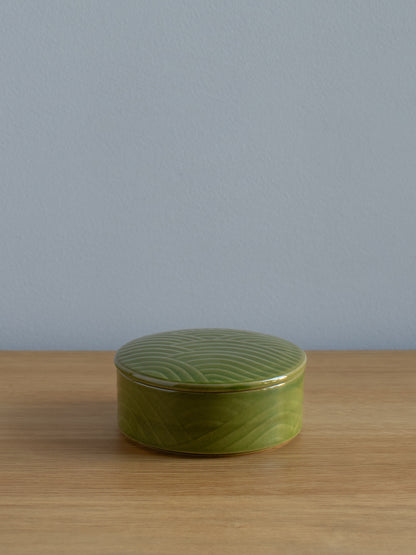 Moss Futamono Ceramic Container