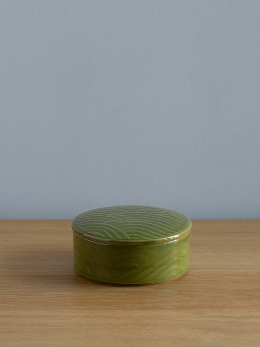 Moss Futamono Ceramic Container