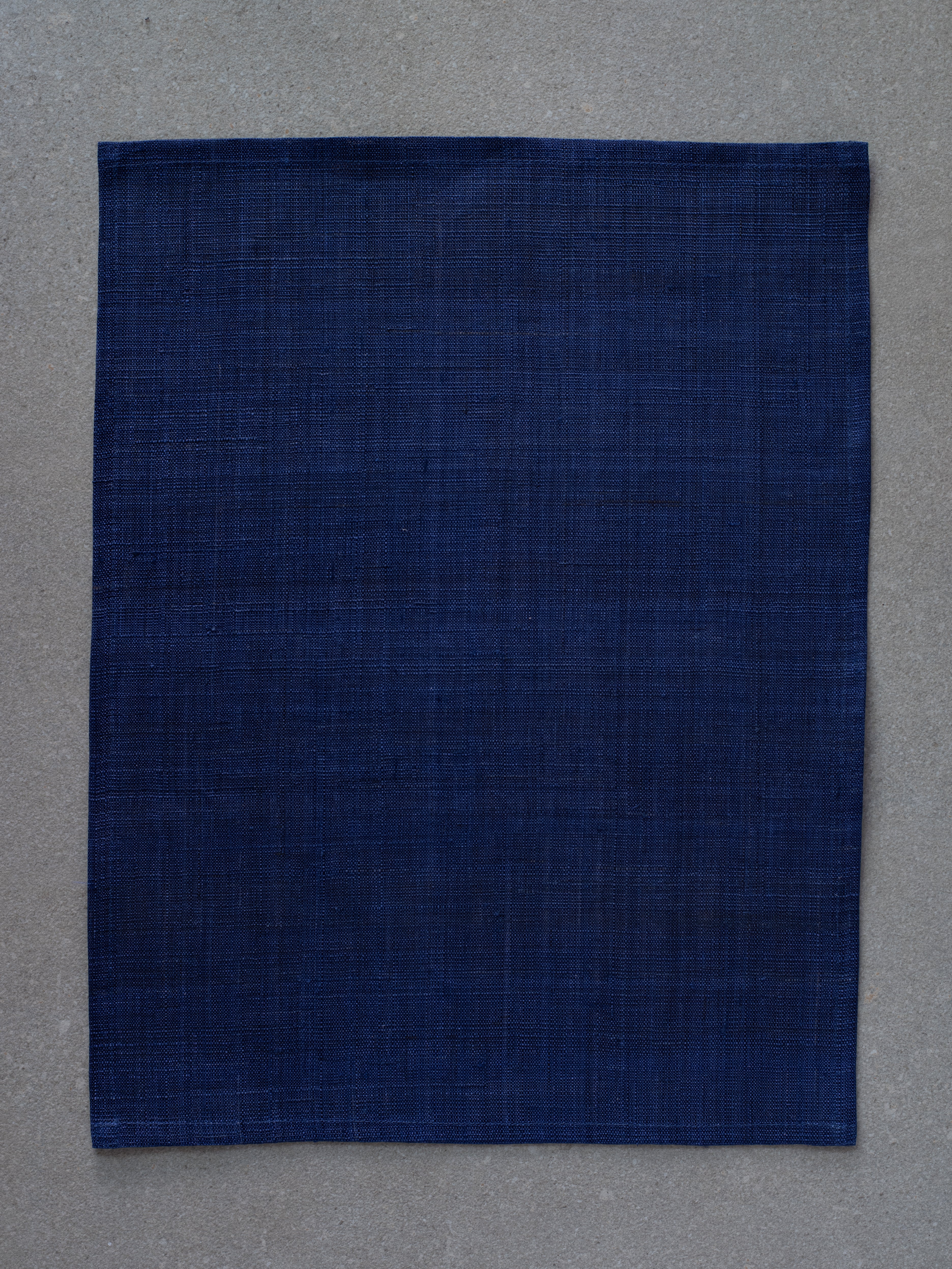 Indigo dyed placemat made from Kaya cloth