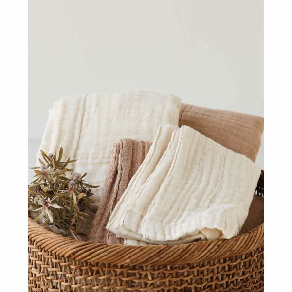 Organic Kaya Bath Towel - Brown