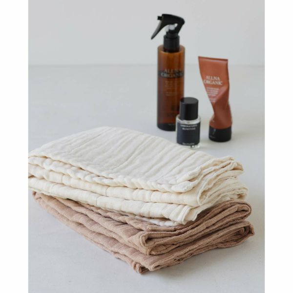 Organic Kaya Bath Towel - Brown