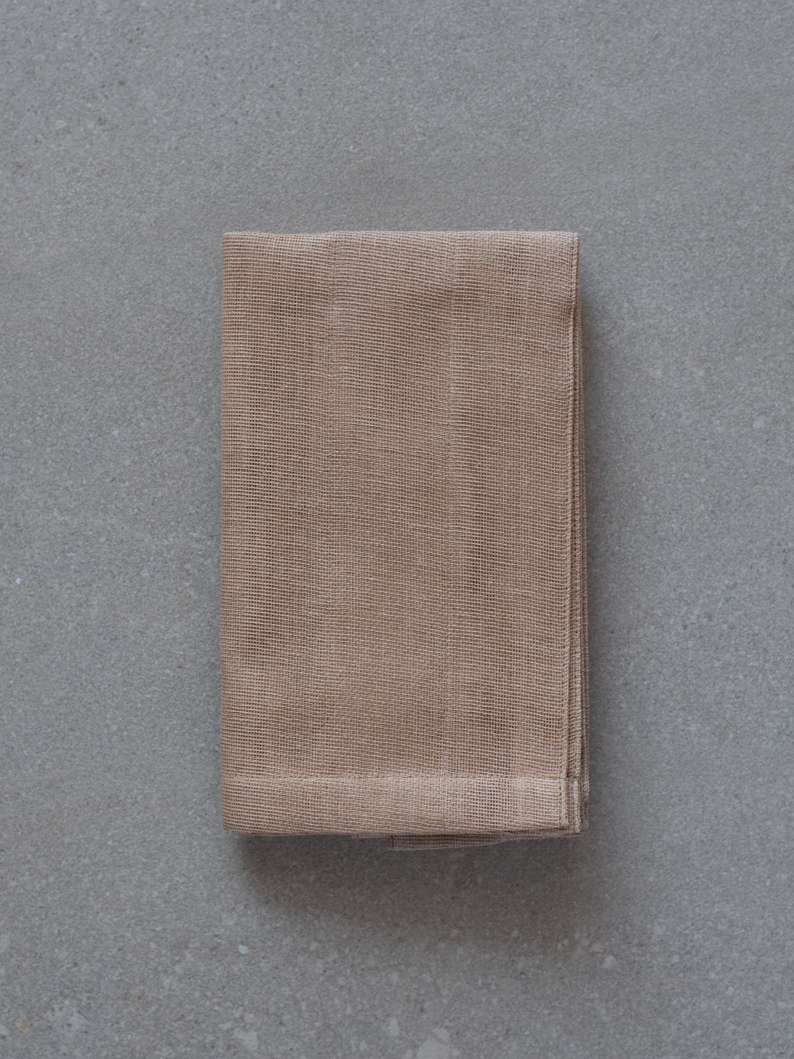 Organic Kaya Hand Towel - Brown