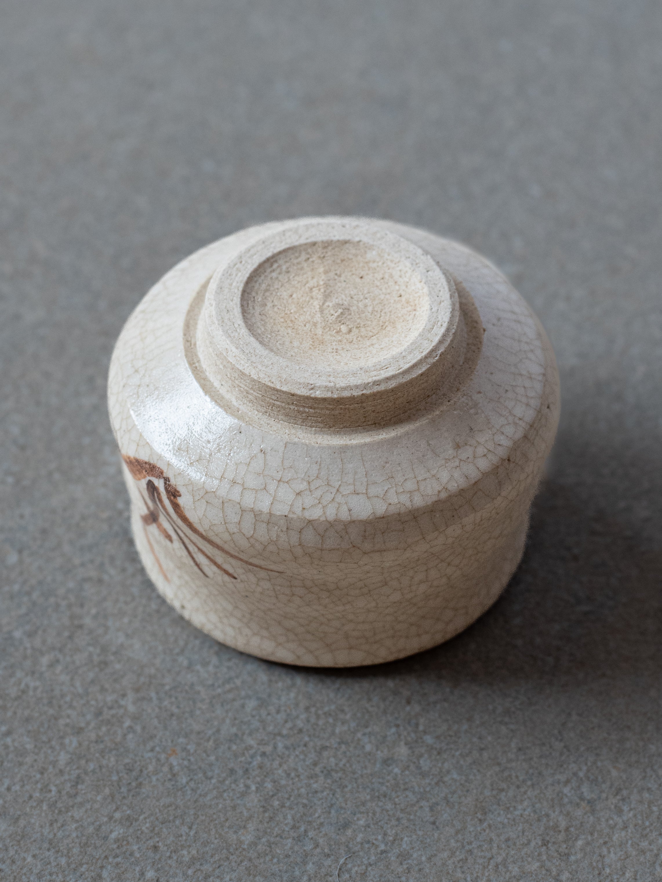 Crackle Brushed Sake Cup