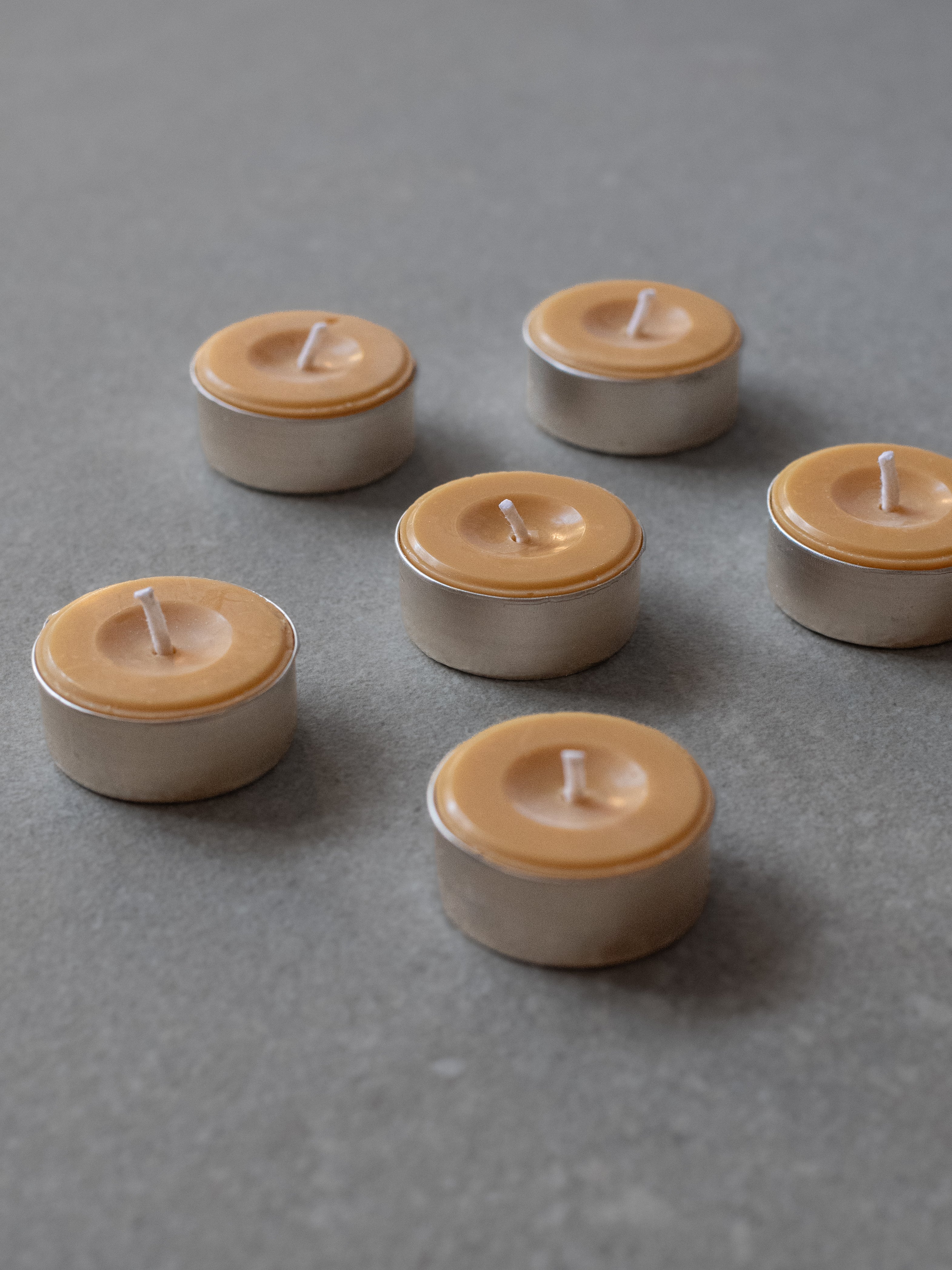 Rice Bran Tealight Candles (Set of 6)