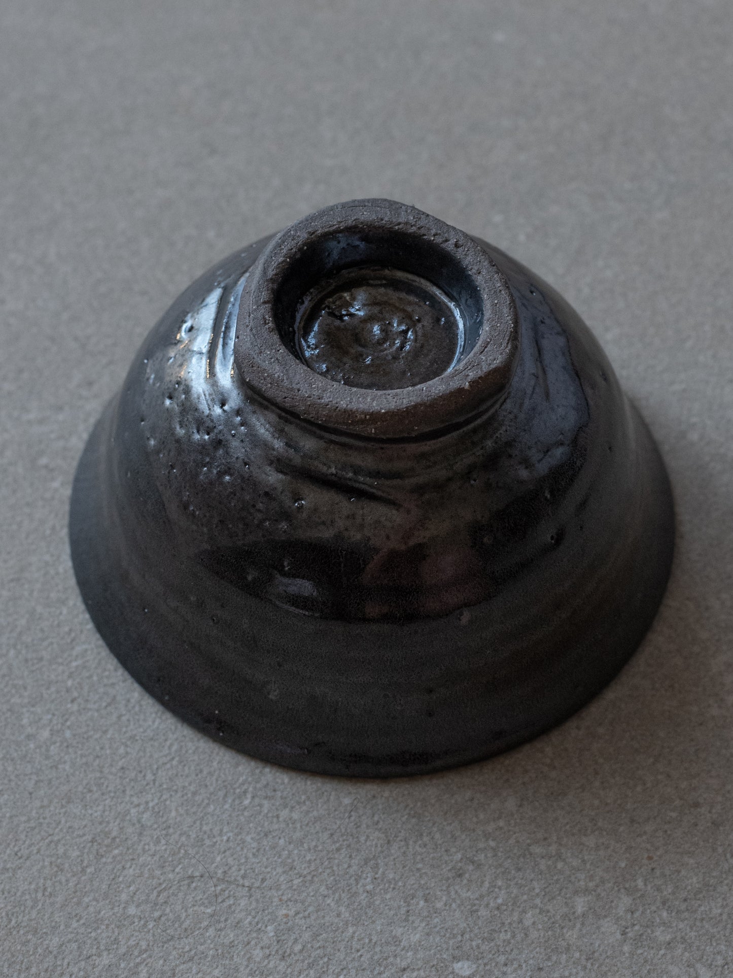Black Footed Matcha Bowl