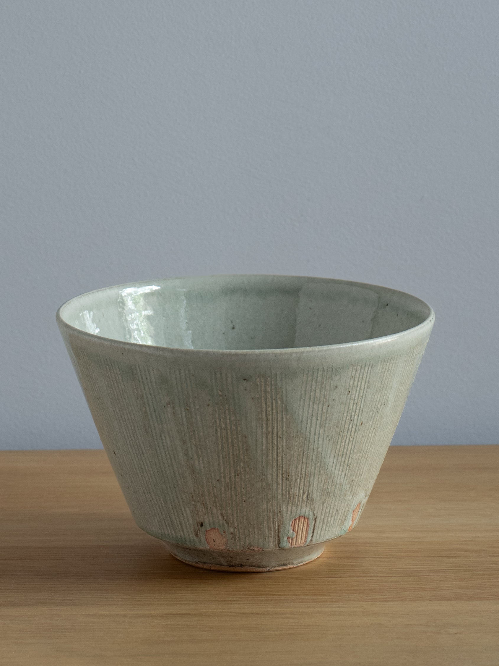 Shigaraki Large Bowl - Celadon
