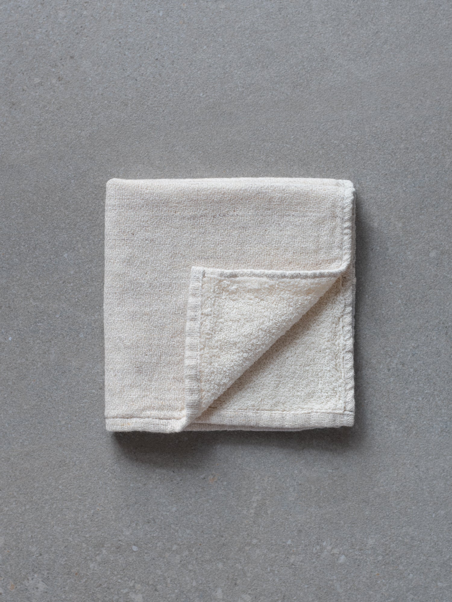 Claire Face Towel - Almond