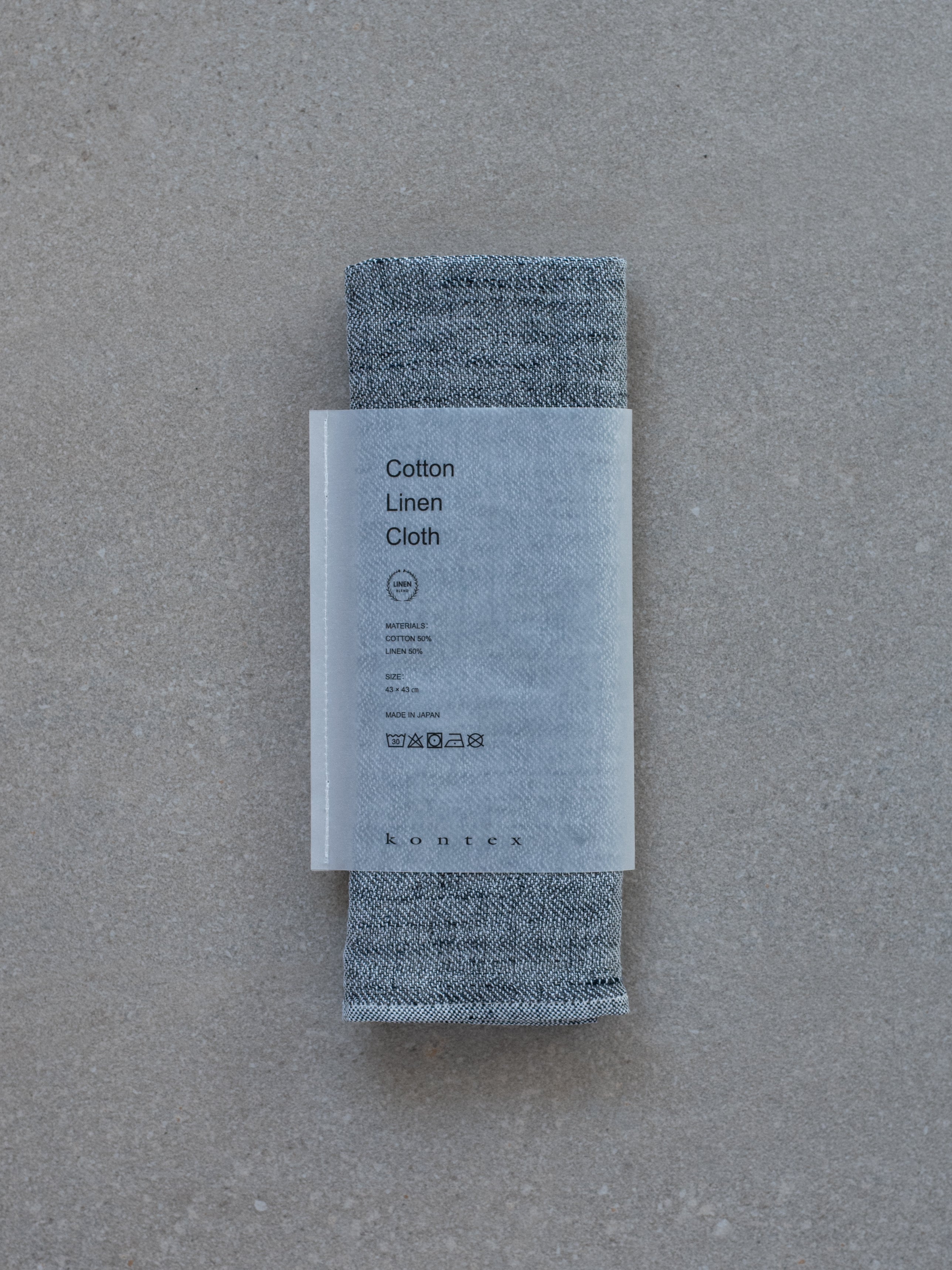 Cotton Linen Cloth - Charcoal