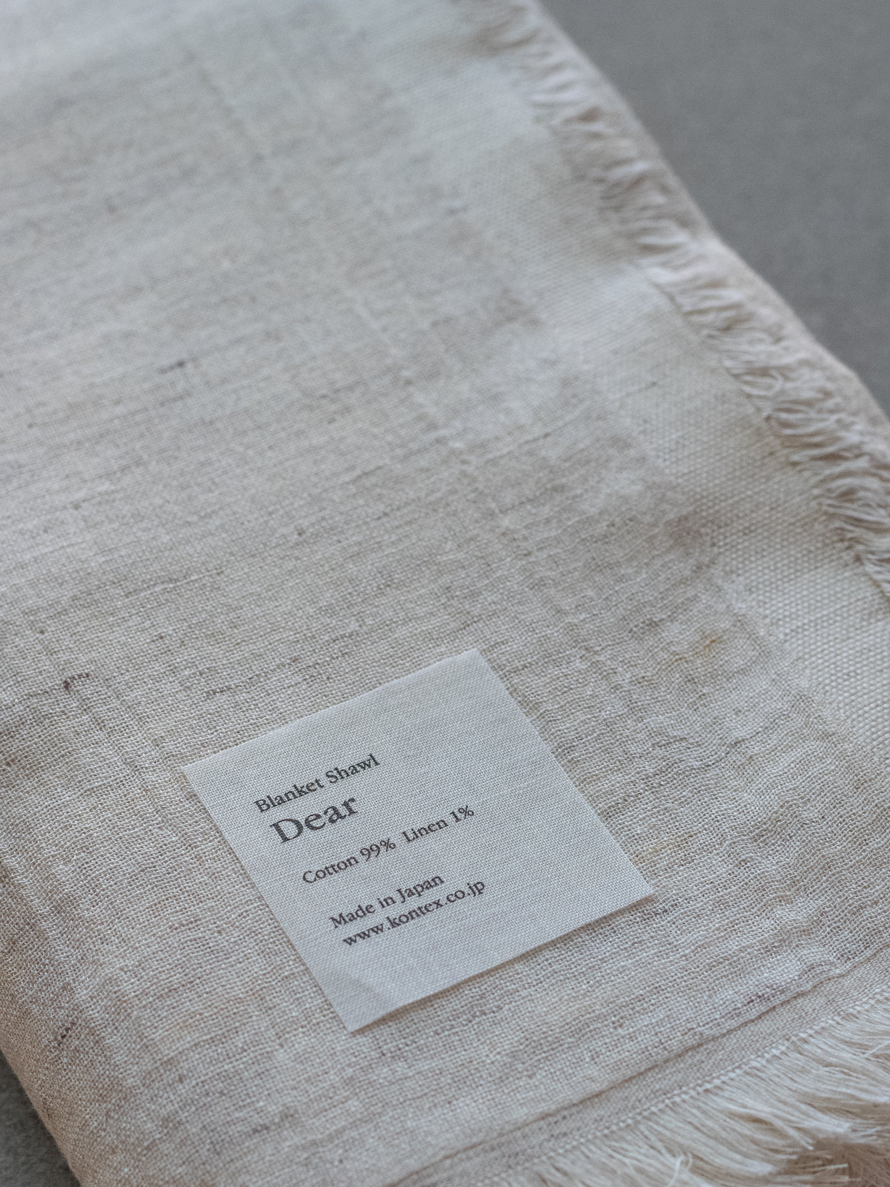 Dear Blanket Shawl - Almond