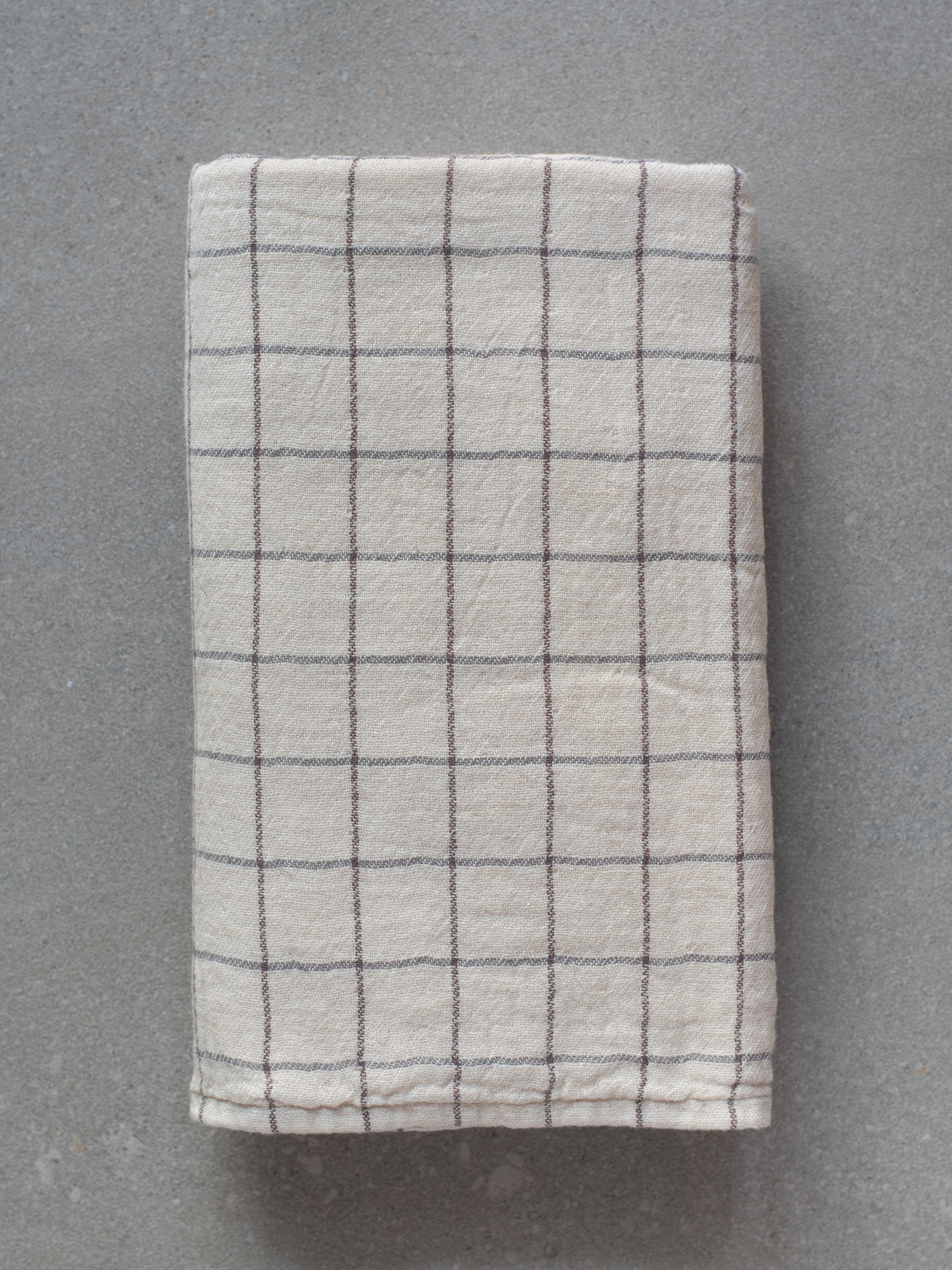 Graph Bath Towel Large - Earl Grey