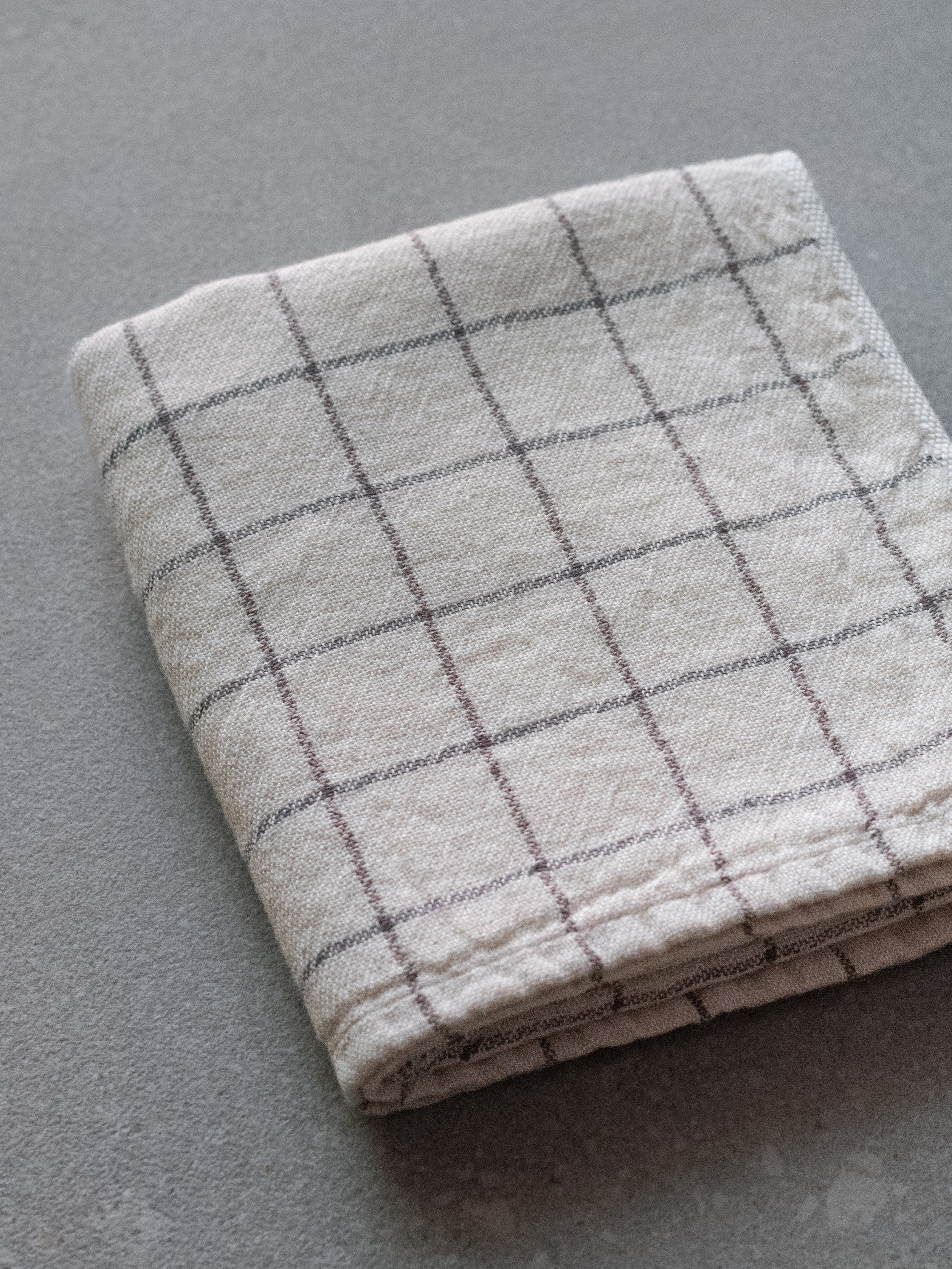 Graph Hand Towel - Earl Grey