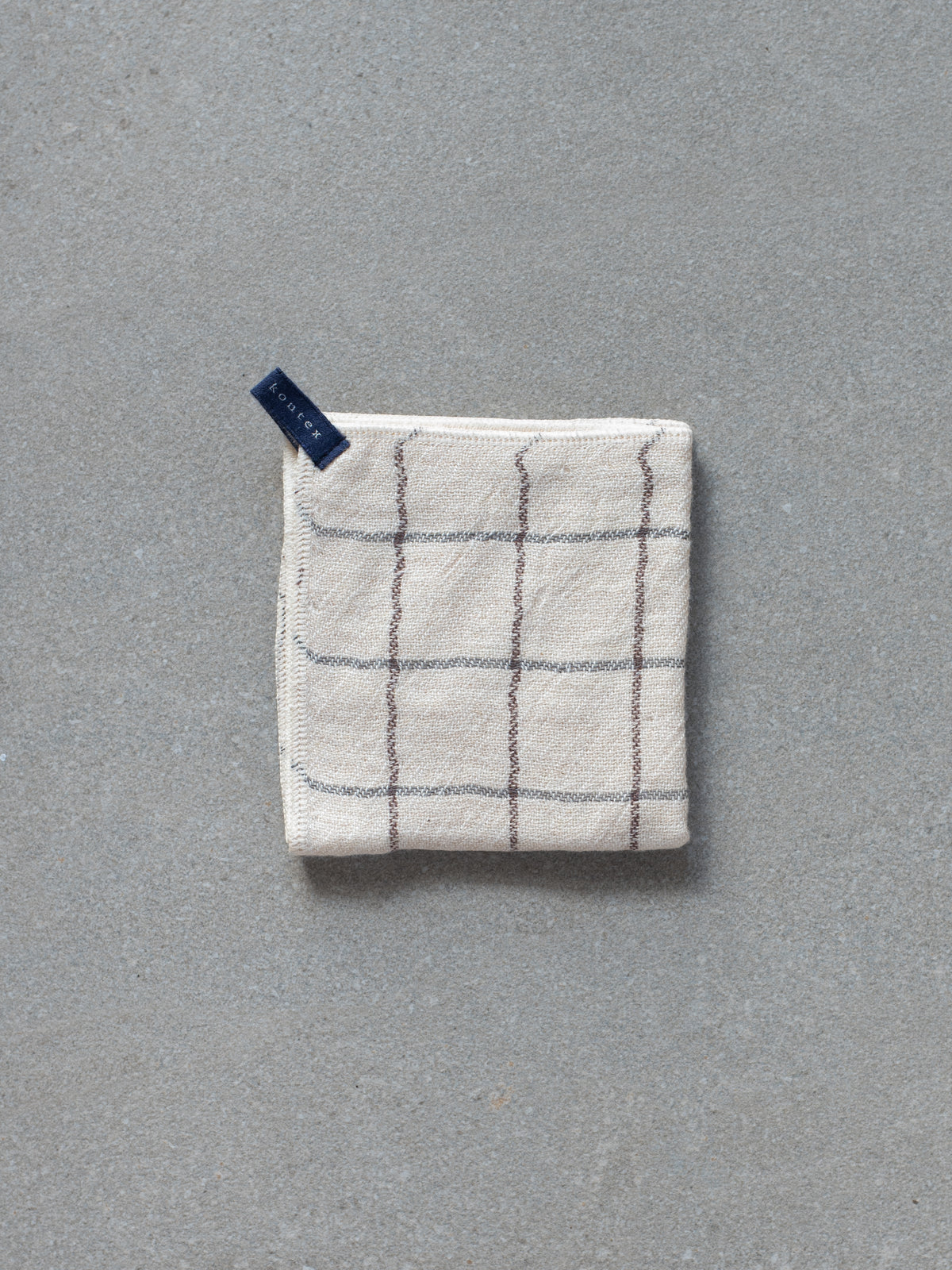 Graph Handkerchief - Earl Grey