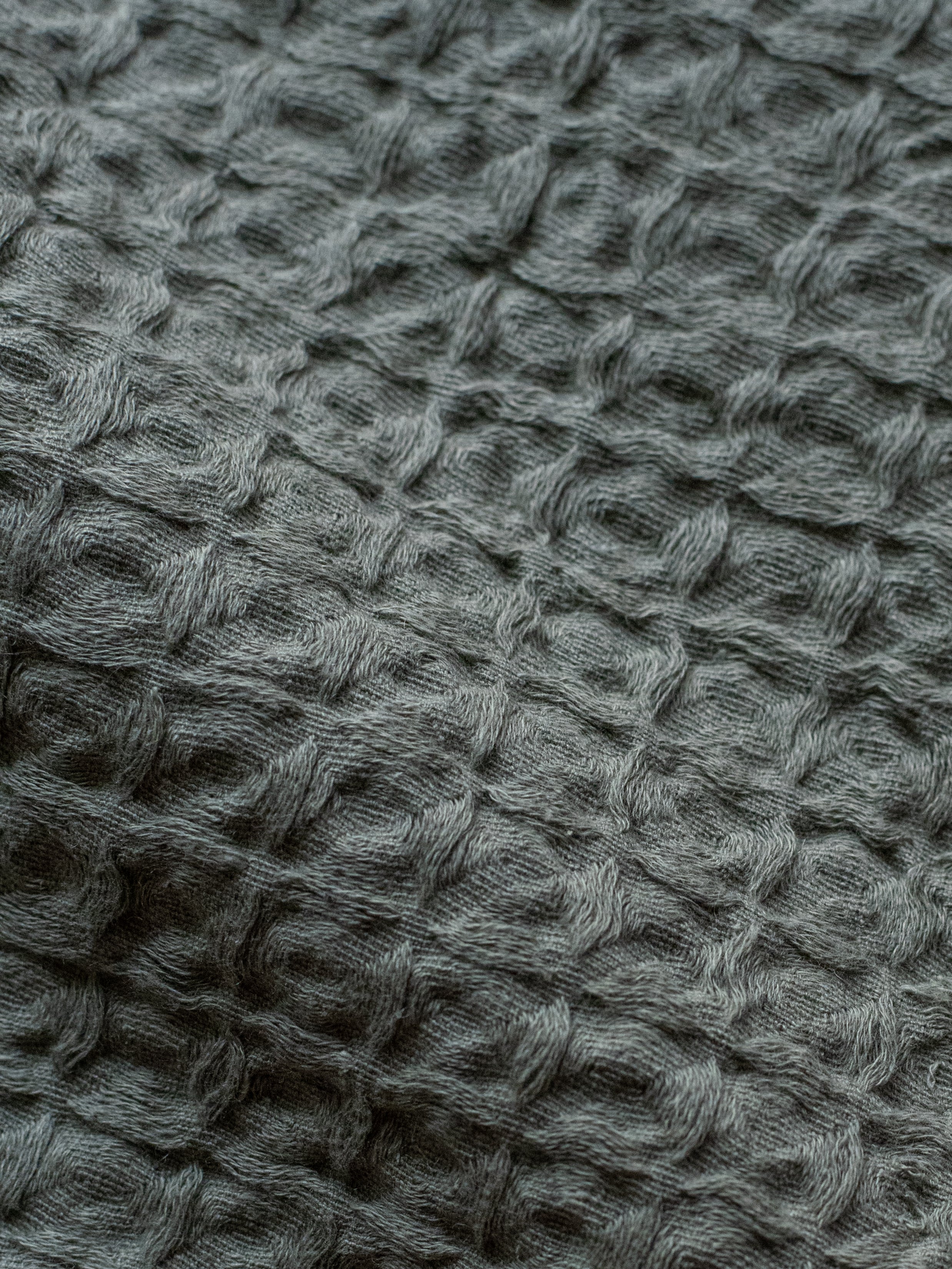 Heather Waffle Bath Towel X-Large - Khaki