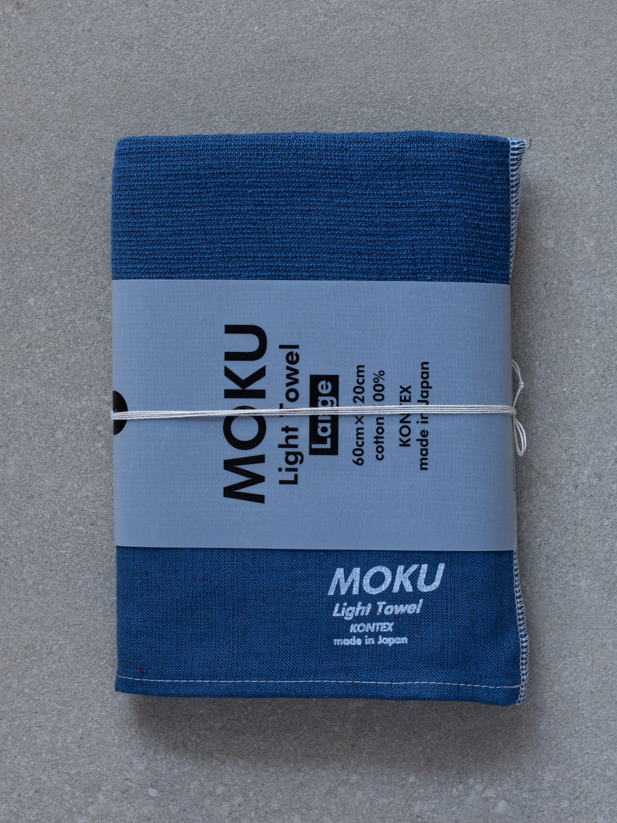 Moku Light Towel Large - Navy Blue