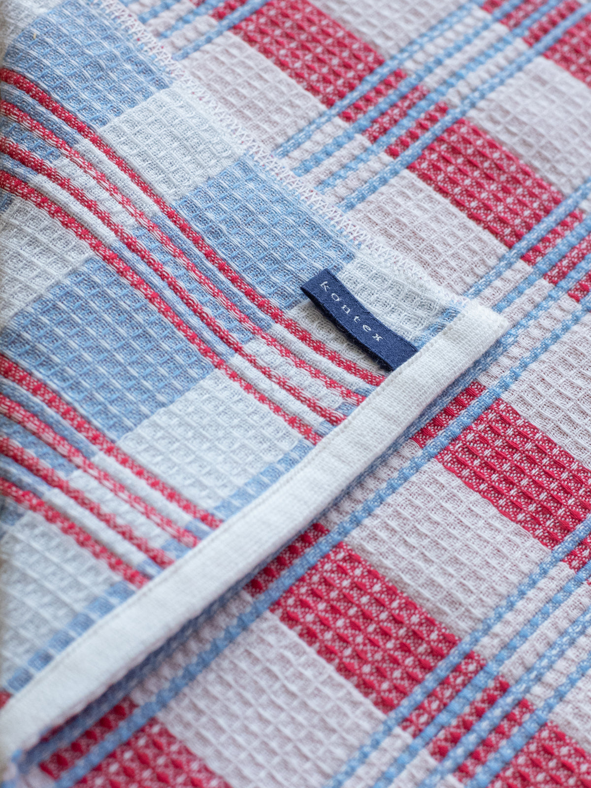 Mon Fukin Kitchen Cloth - Red Blue Check