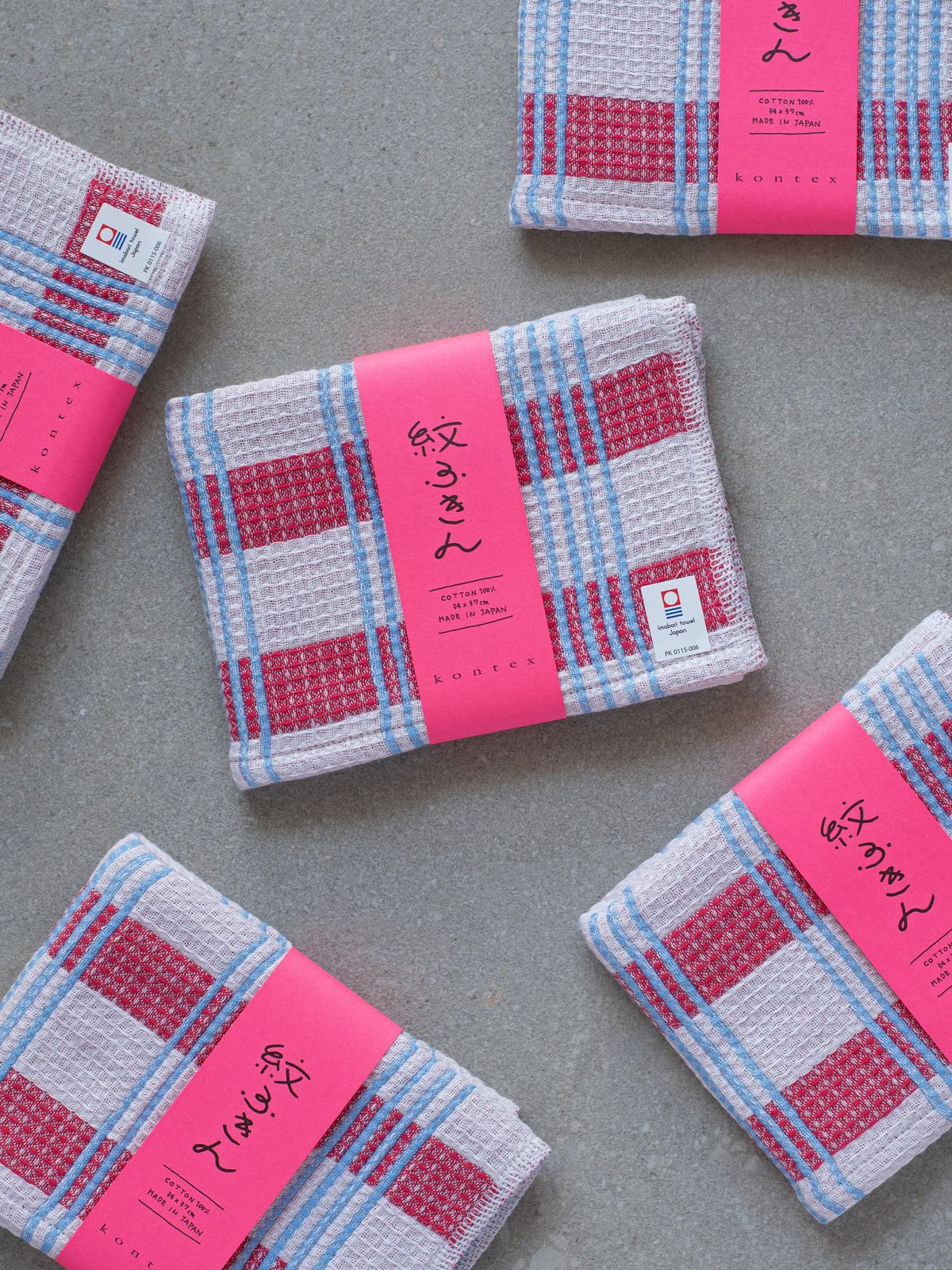 Mon Fukin Kitchen Cloth - Red Blue Check