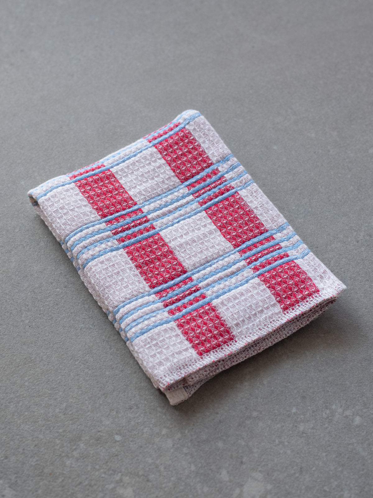 Mon Fukin Kitchen Cloth - Red Blue Check