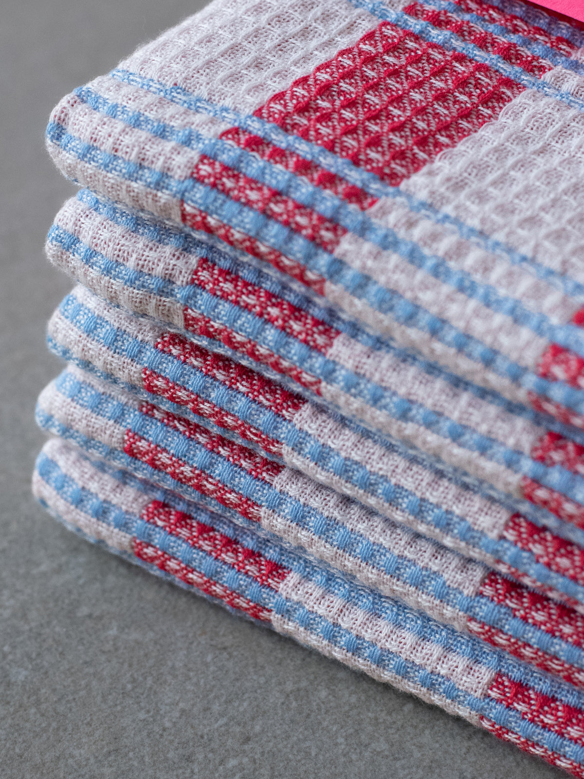 Mon Fukin Kitchen Cloth - Red Blue Check