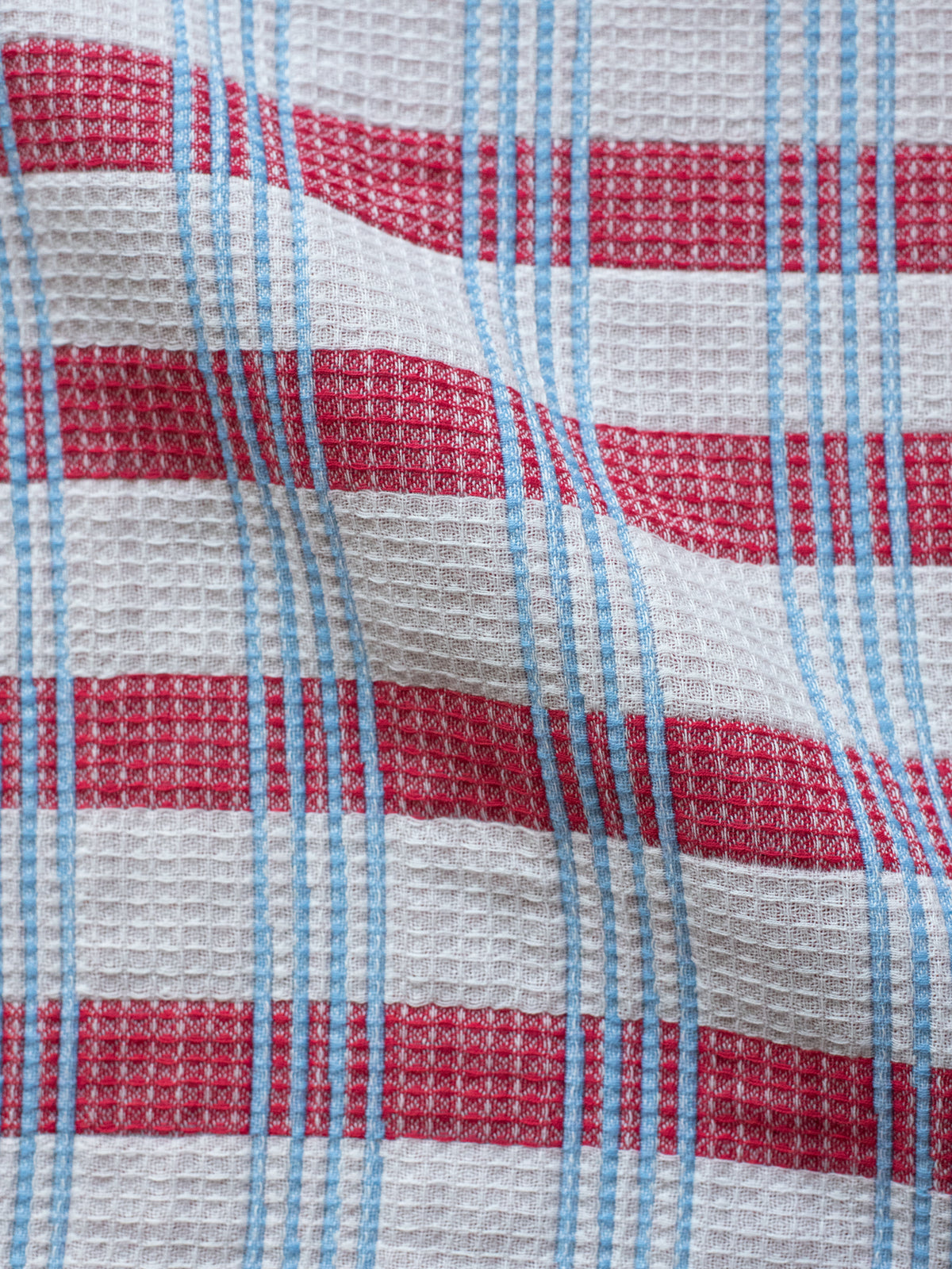Mon Fukin Kitchen Cloth - Red Blue Check