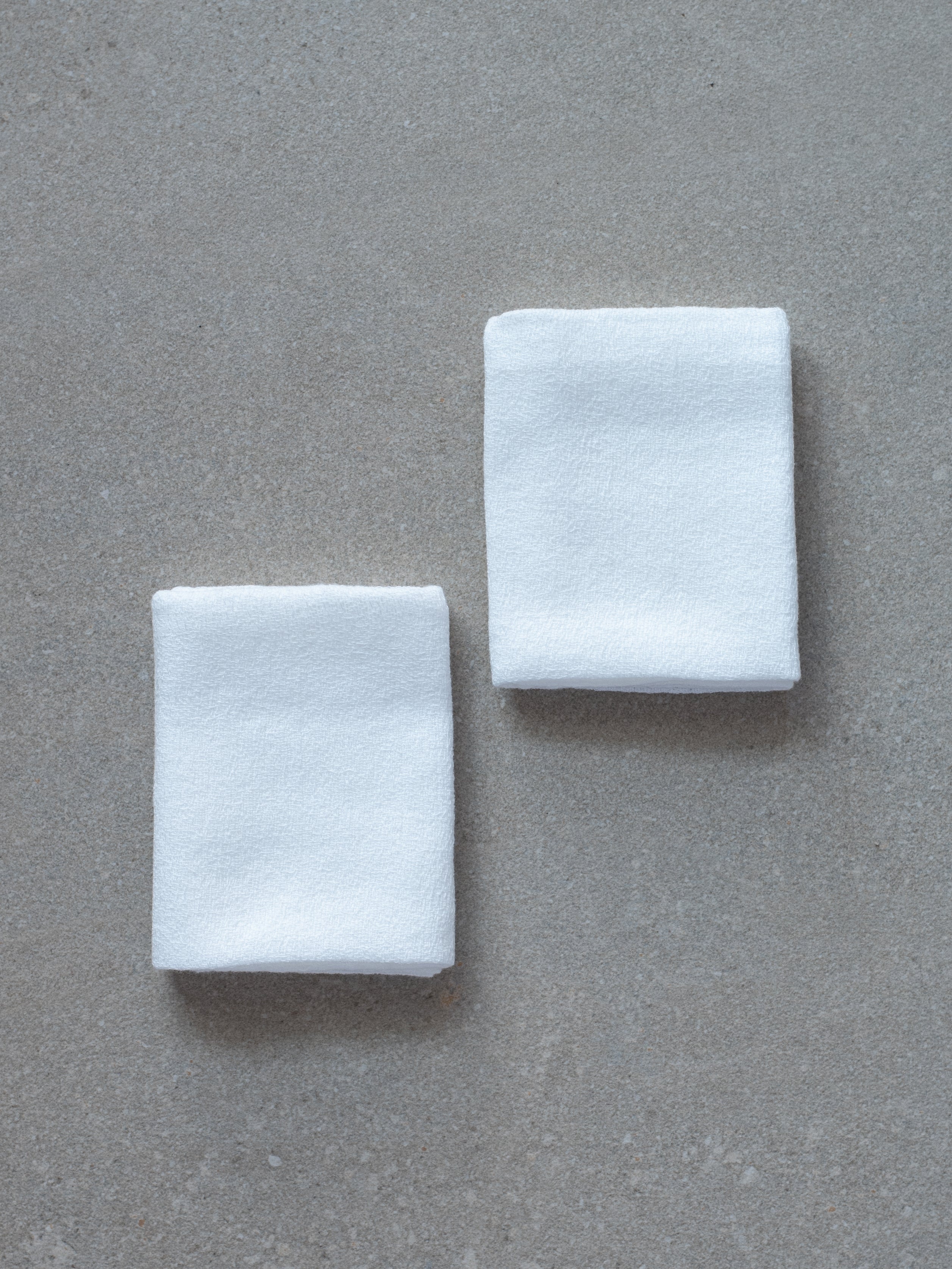 Yawakaru Gauze Cloths - White (Set of 2)