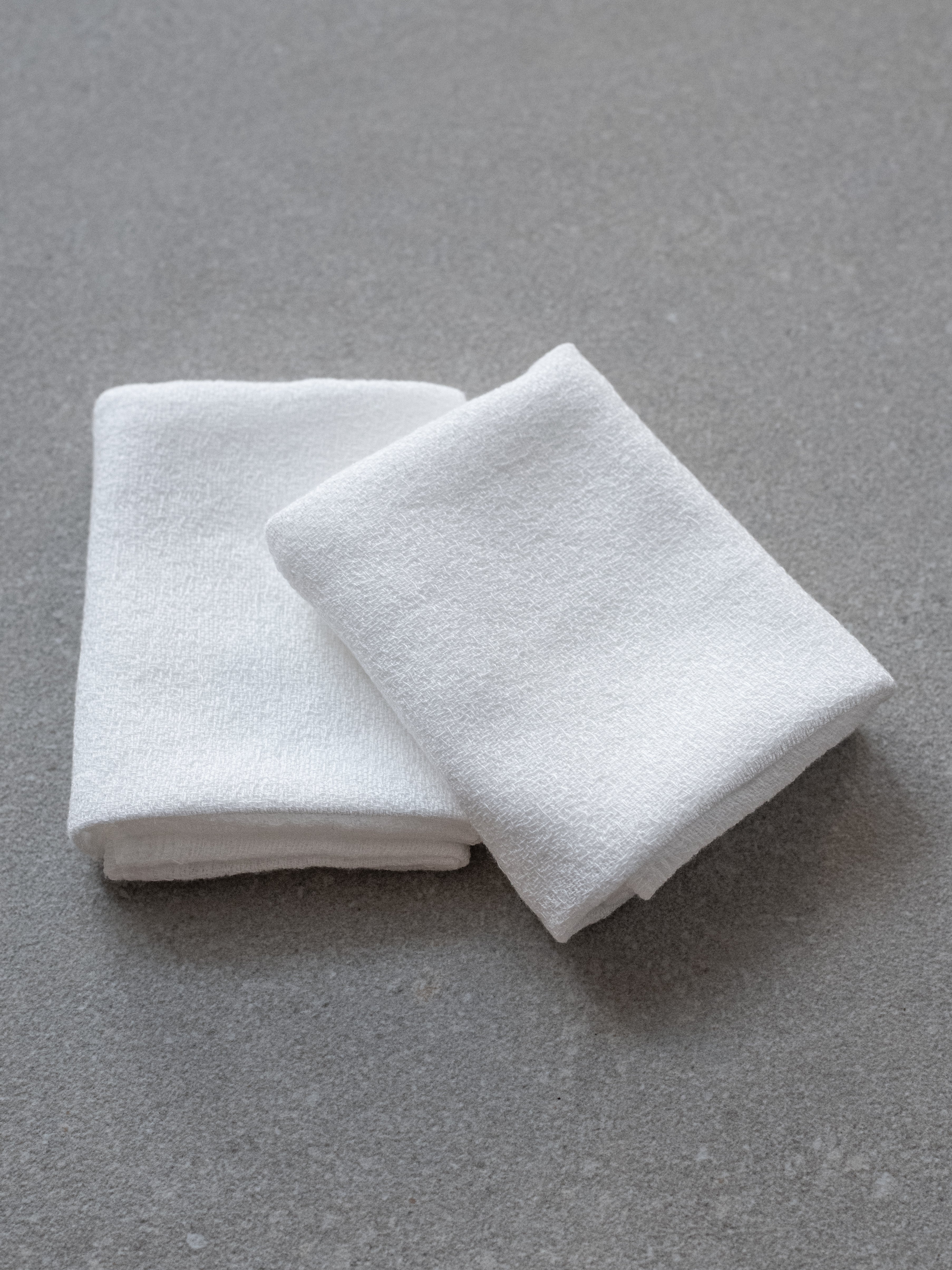 Yawakaru Gauze Cloths - White (Set of 2)