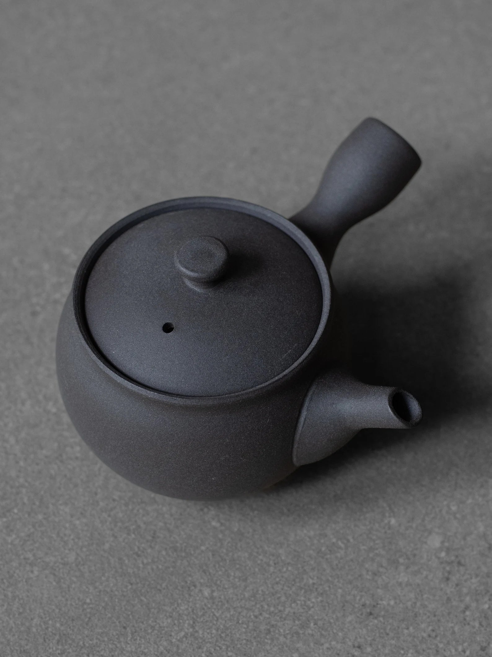 Kyusu Dark Clay Teapot