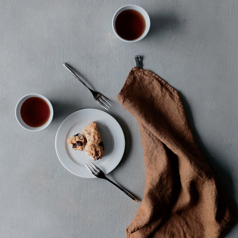 Square Kitchen Cloth - Ochre Brown