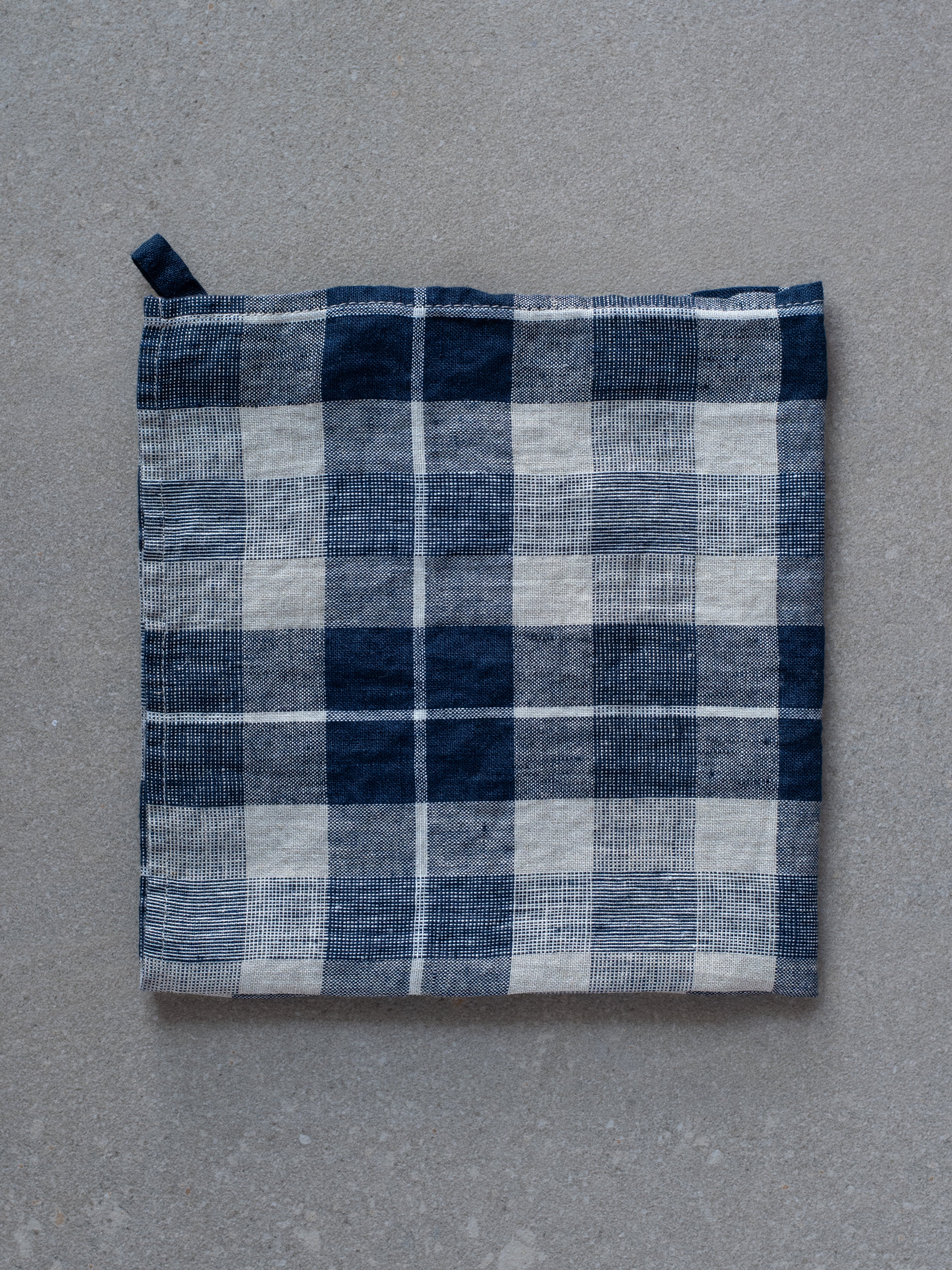 Square Kitchen Cloth - Parcelle Dark Blue